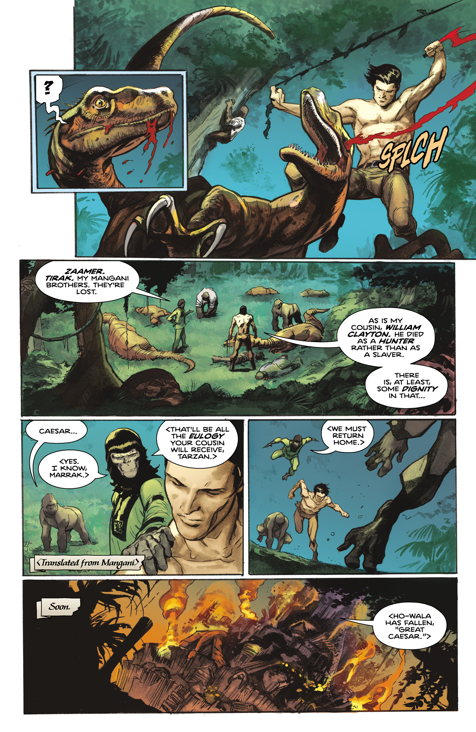 Read online Tarzan On the Planet of the Apes comic -  Issue #3 - 7