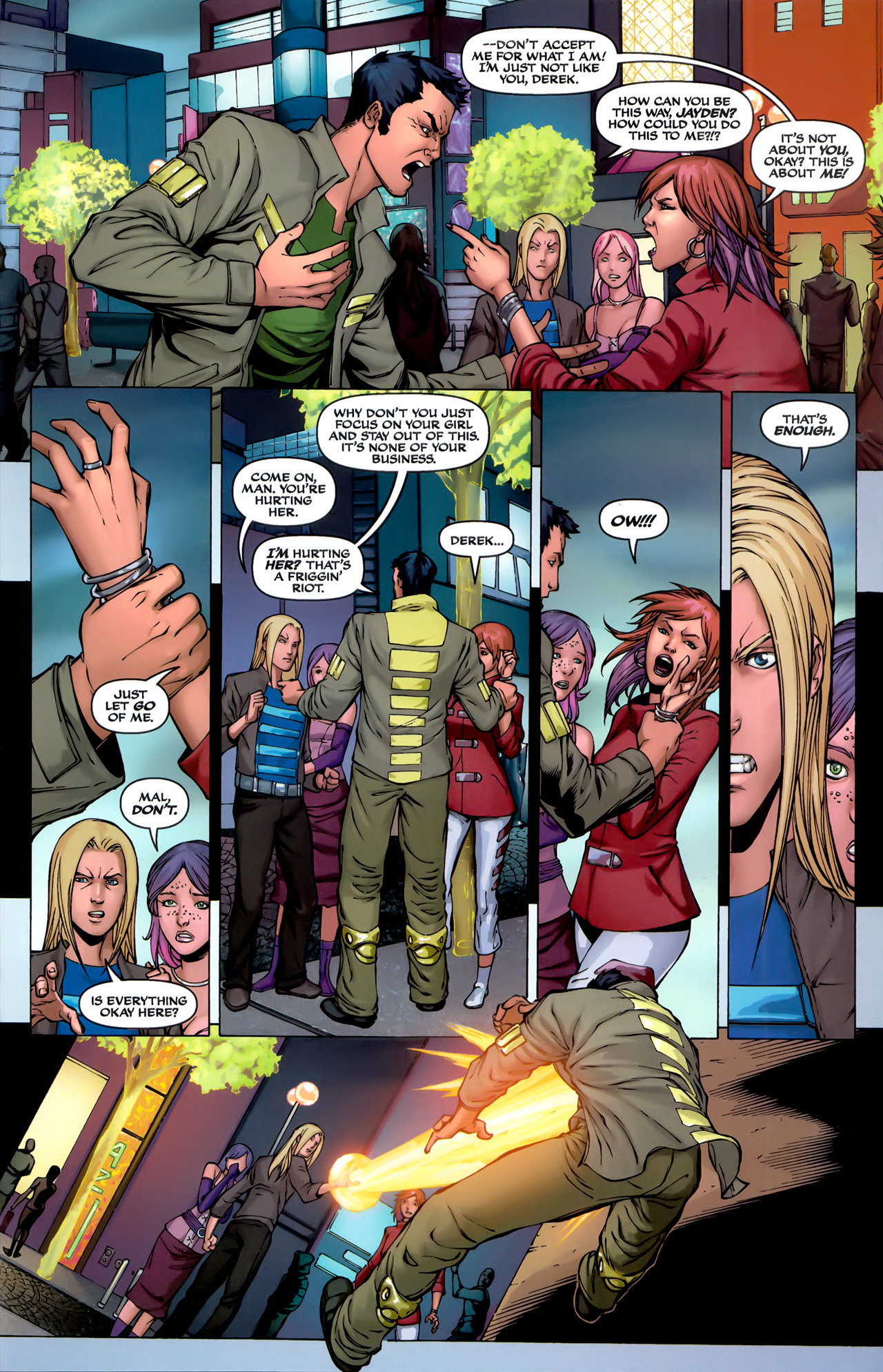 Read online Michael Turner's Soulfire (2009) comic -  Issue #1 - 19