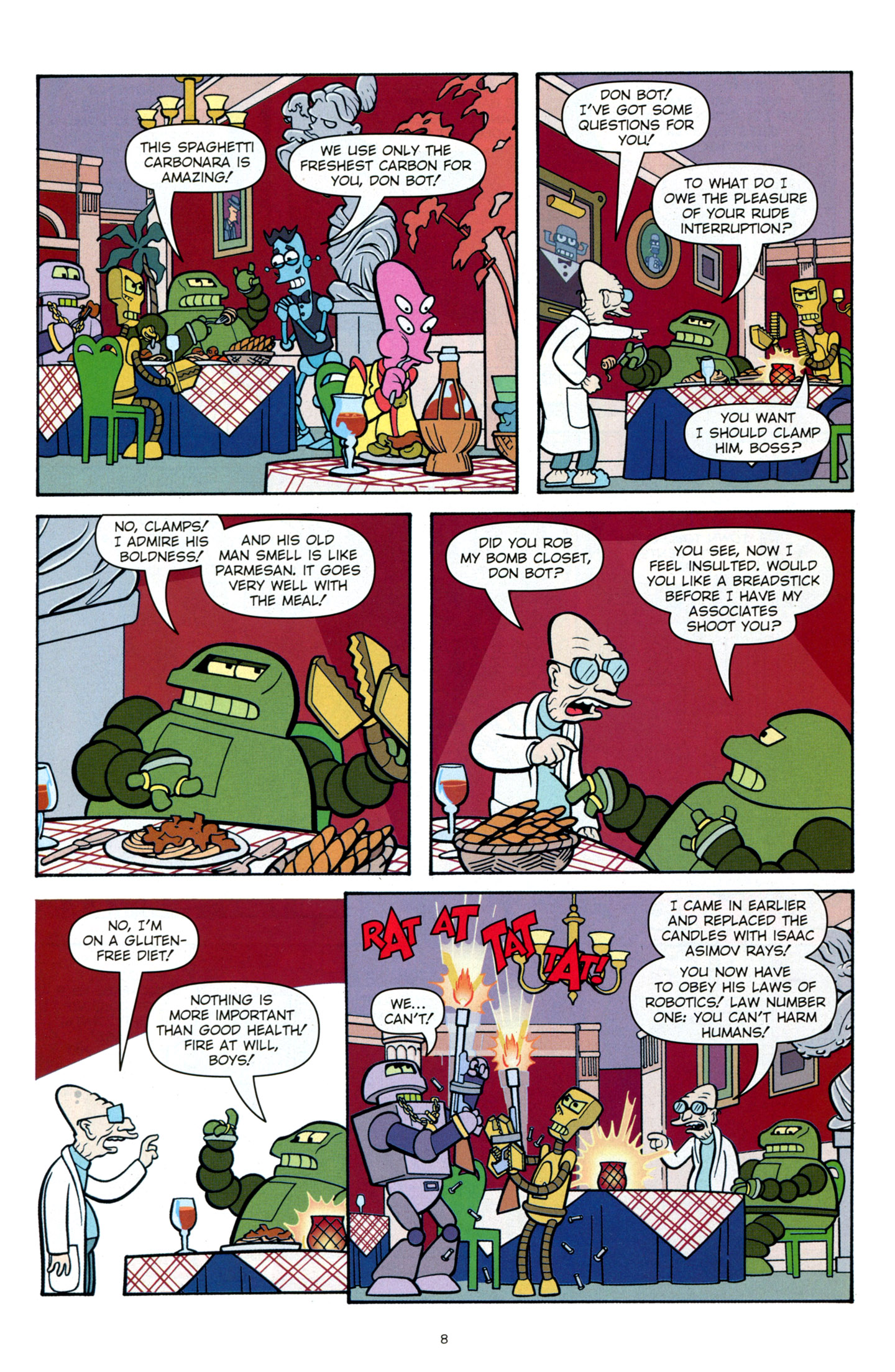 Read online Futurama Comics comic -  Issue #58 - 7