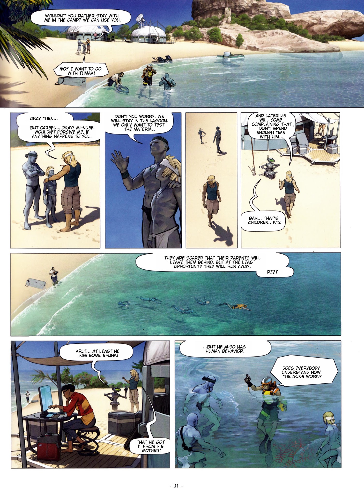 Read online Aquablue comic -  Issue #12 - 31
