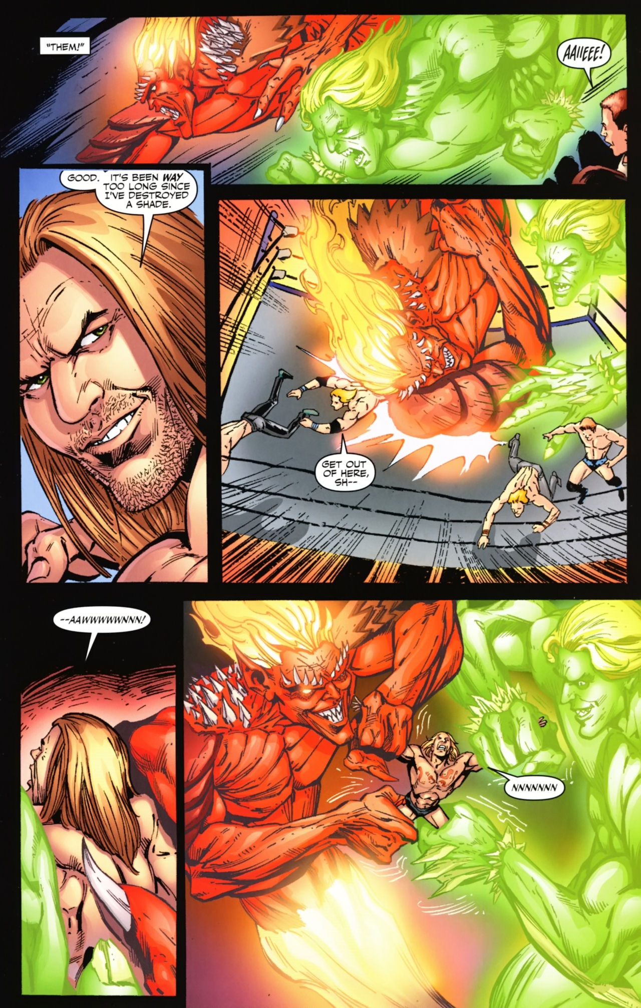 Read online WWE Heroes comic -  Issue #5 - 22