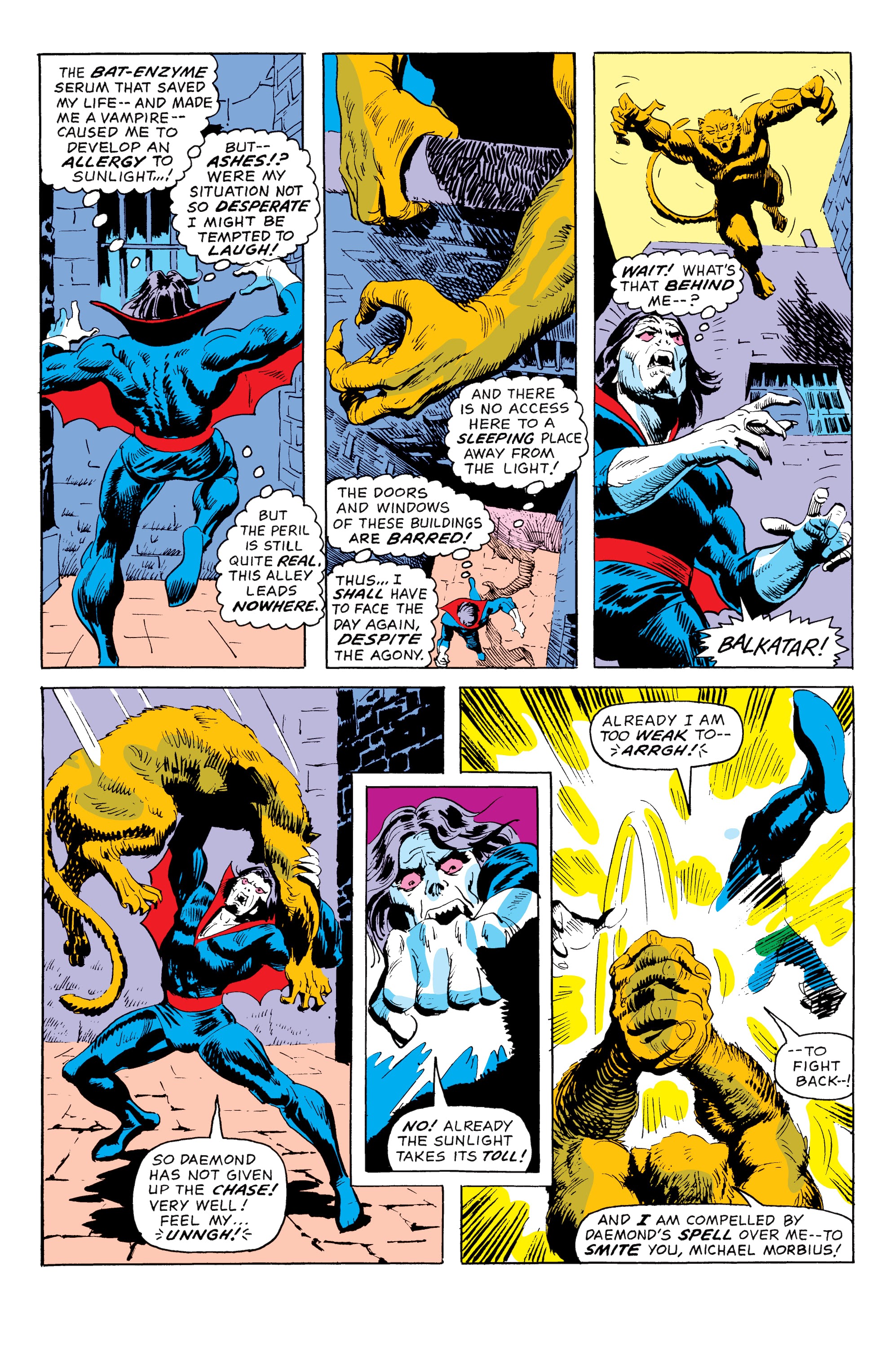 Read online Morbius Epic Collection comic -  Issue # The Living Vampire (Part 2) - 82