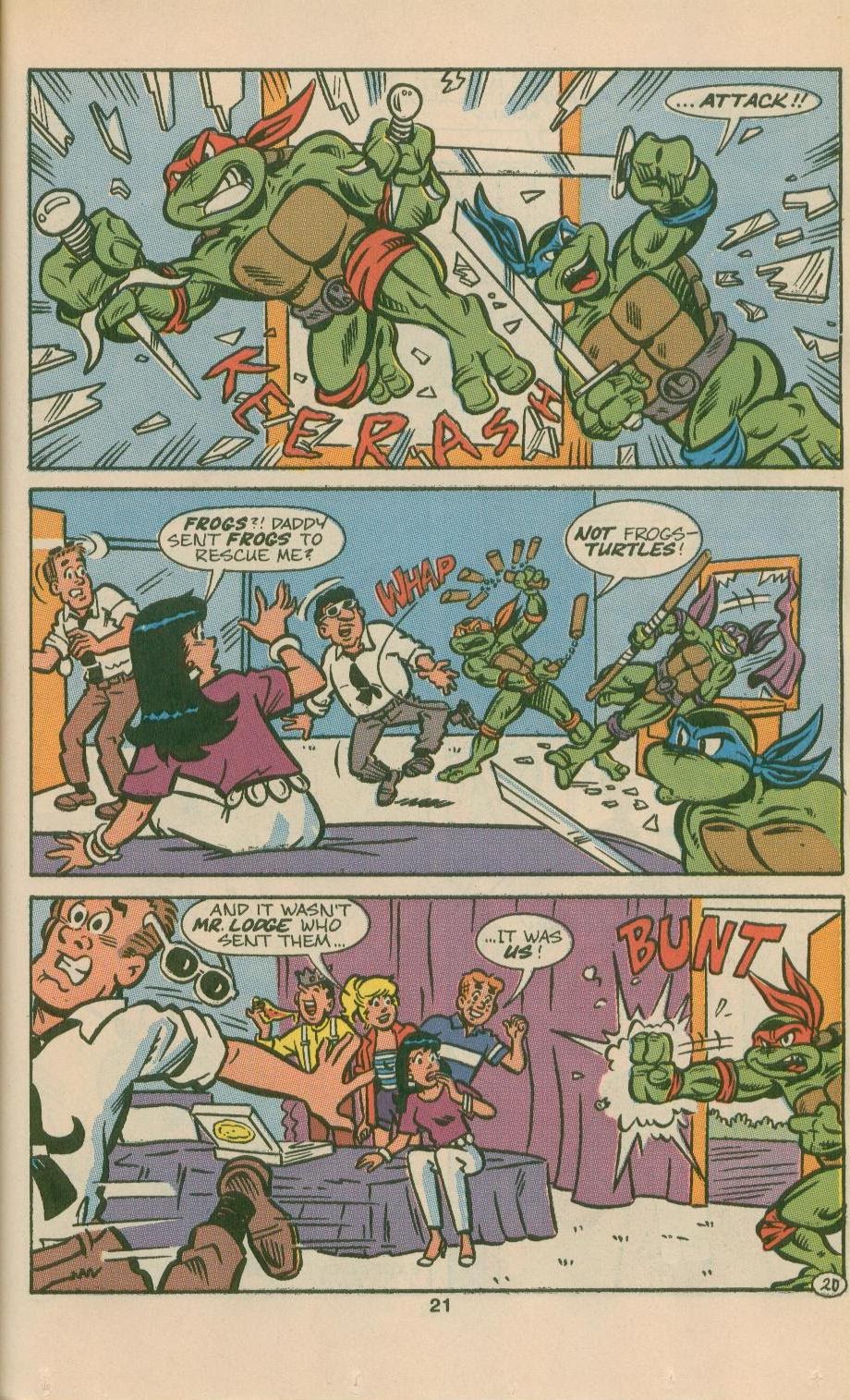 Read online Teenage Mutant Ninja Turtles Meet Archie comic -  Issue # Full - 23