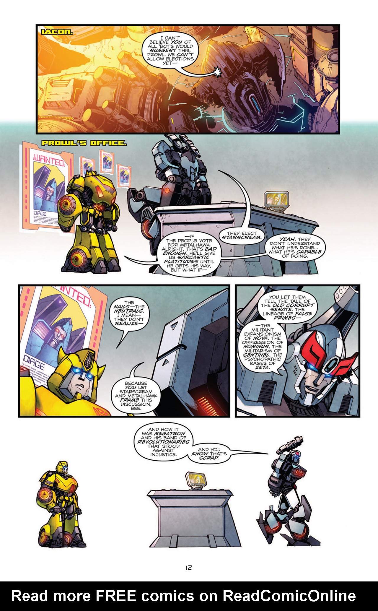 Read online Transformers: Robots In Disguise (2012) comic -  Issue #8 - 15