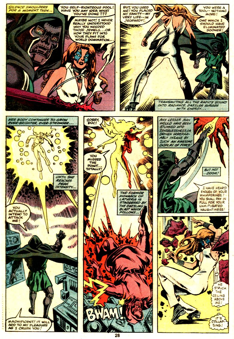 Read online Dazzler (1981) comic -  Issue #4 - 22