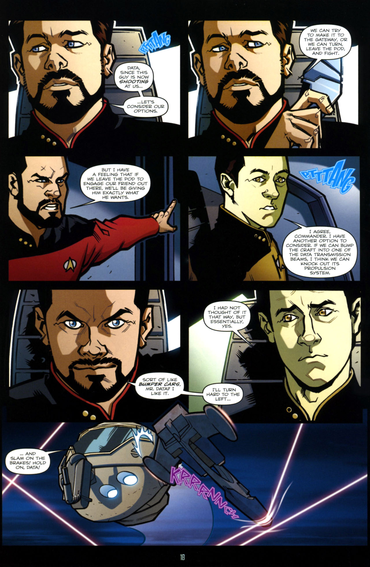 Read online Star Trek: The Next Generation: Intelligence Gathering comic -  Issue #1 - 21
