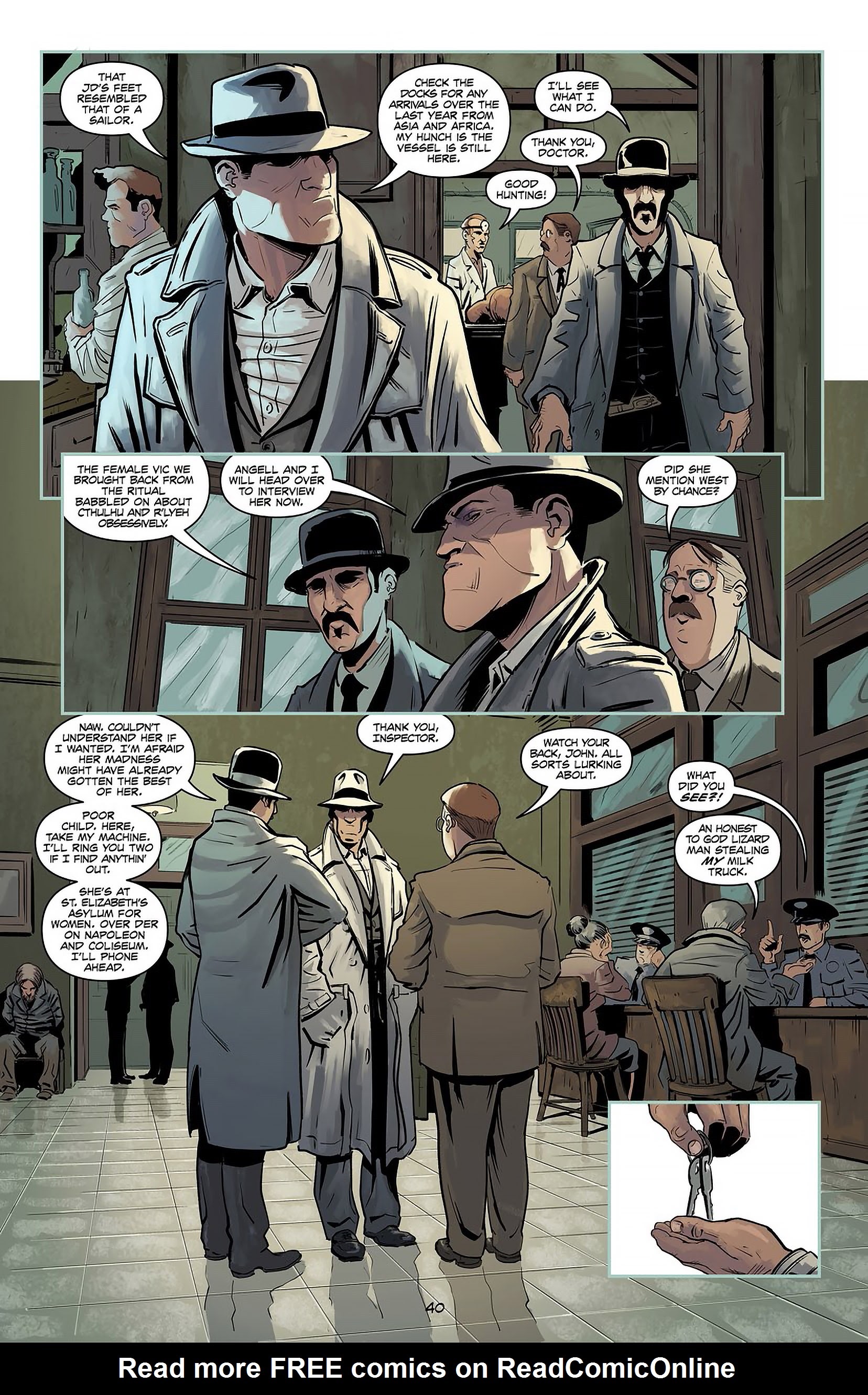 Read online Lovecraft P.I. - The Curious Case of ReAnimator comic -  Issue # TPB - 41