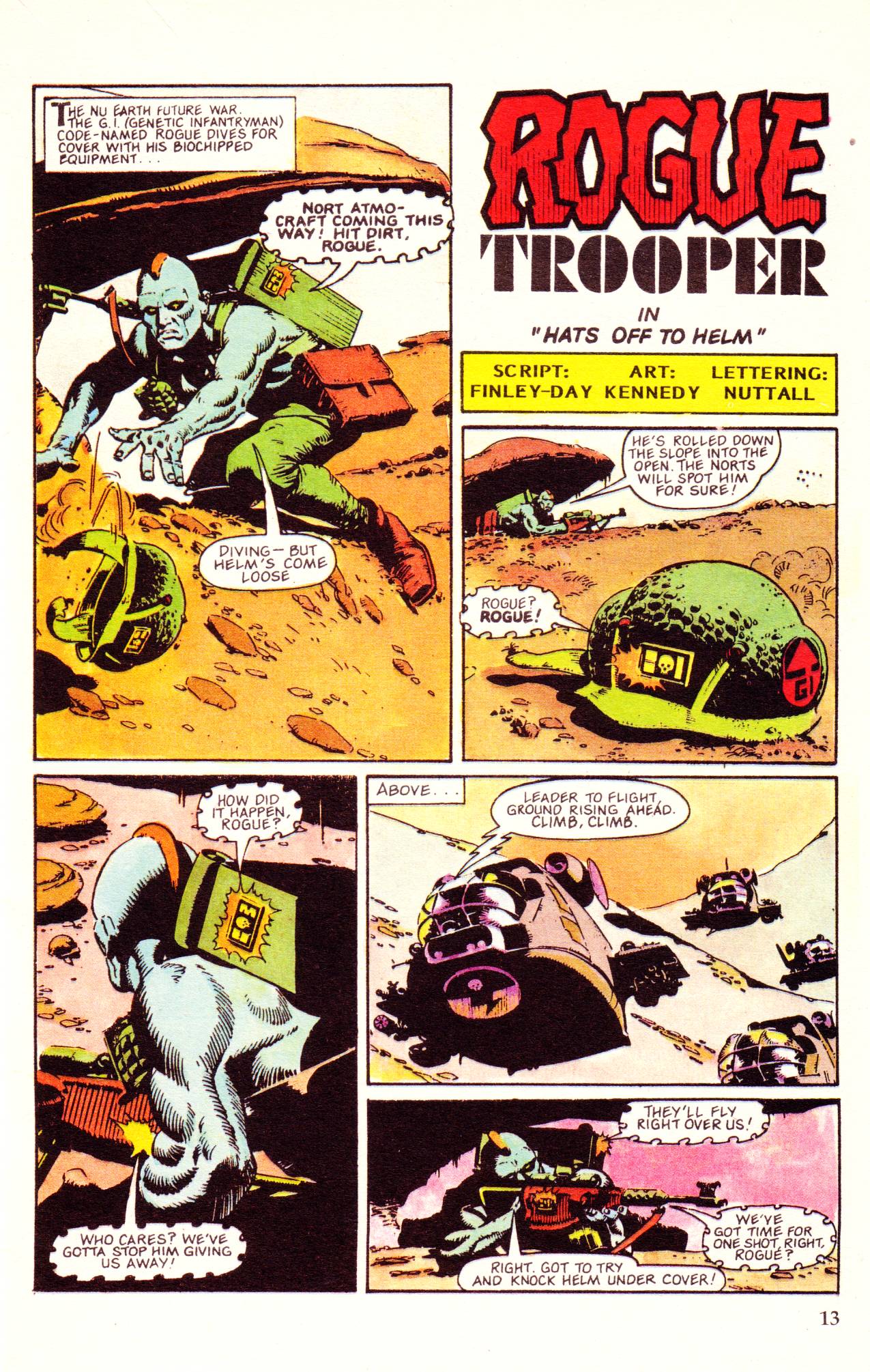 Read online Rogue Trooper (1986) comic -  Issue #7 - 13