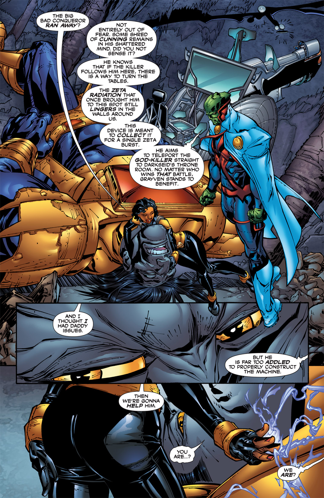 Read online Outsiders: Five of a Kind comic -  Issue # Issue Martian Manhunter-Thunder - 15
