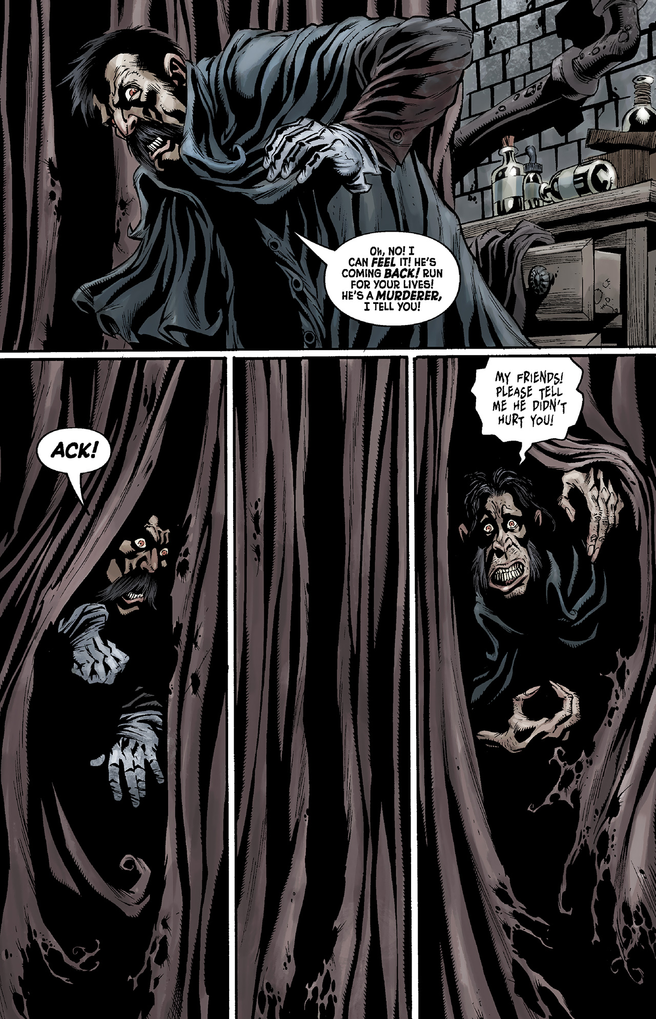 Read online Billy the Kid's Old Timey Oddities and the Ghastly Fiend of London comic -  Issue #4 - 14