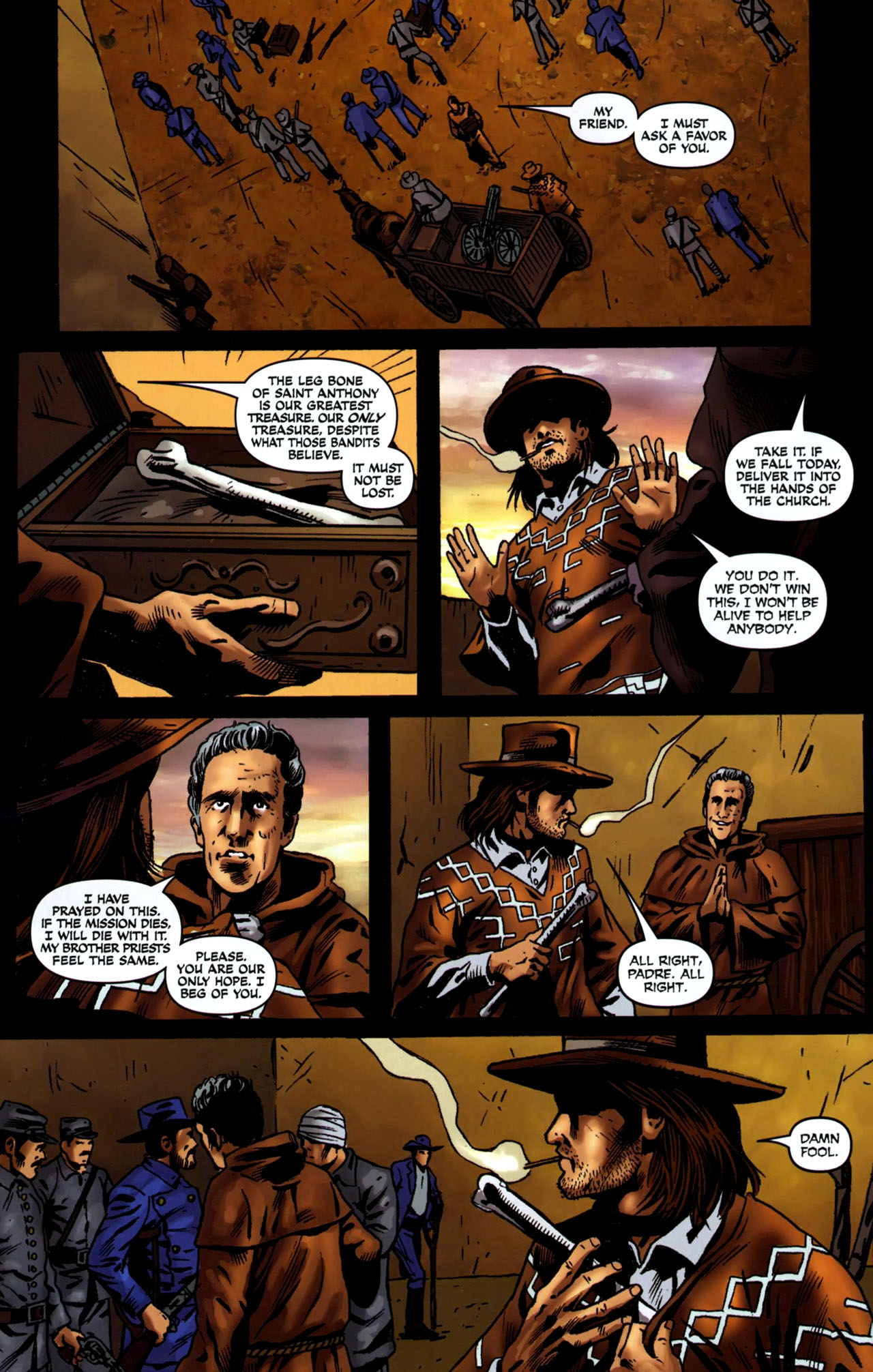Read online The Man with No Name comic -  Issue #6 - 7