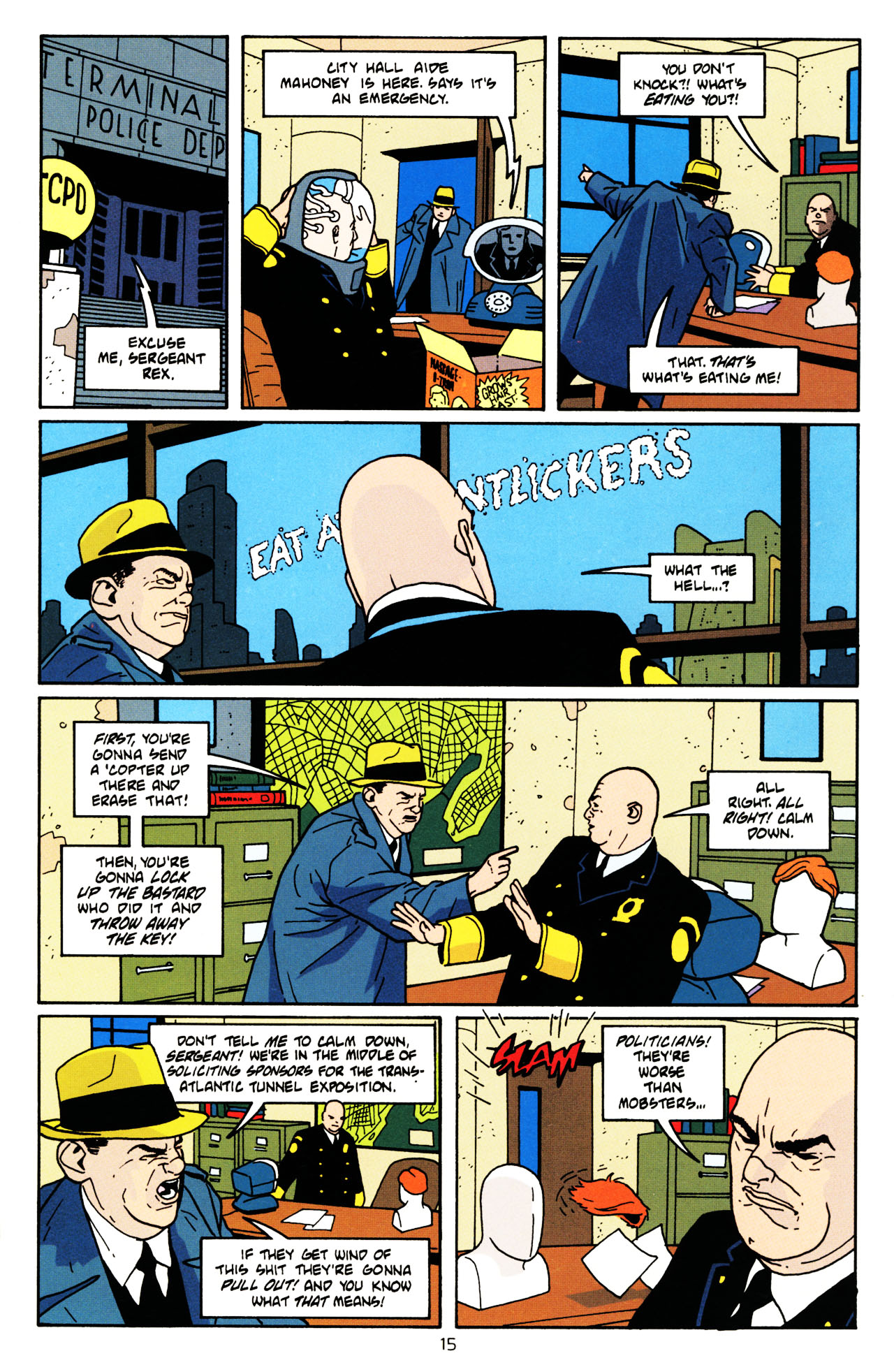 Read online Terminal City: Aerial Graffiti comic -  Issue #1 - 16