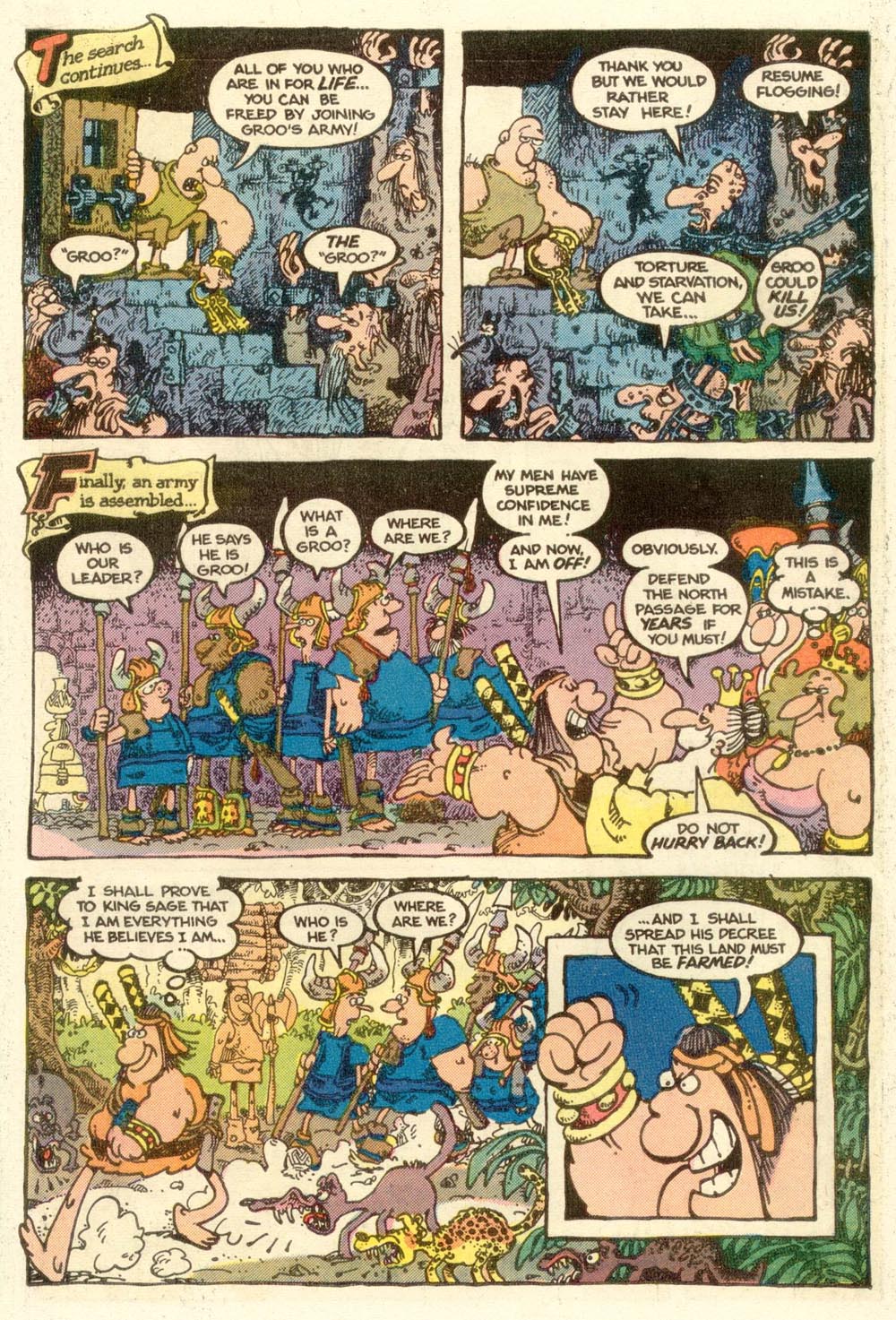 Read online Sergio Aragonés Groo the Wanderer comic -  Issue #13 - 14