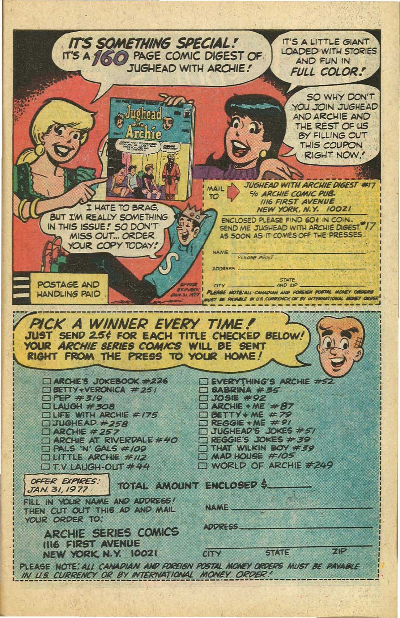 Read online Pep Comics comic -  Issue #318 - 27