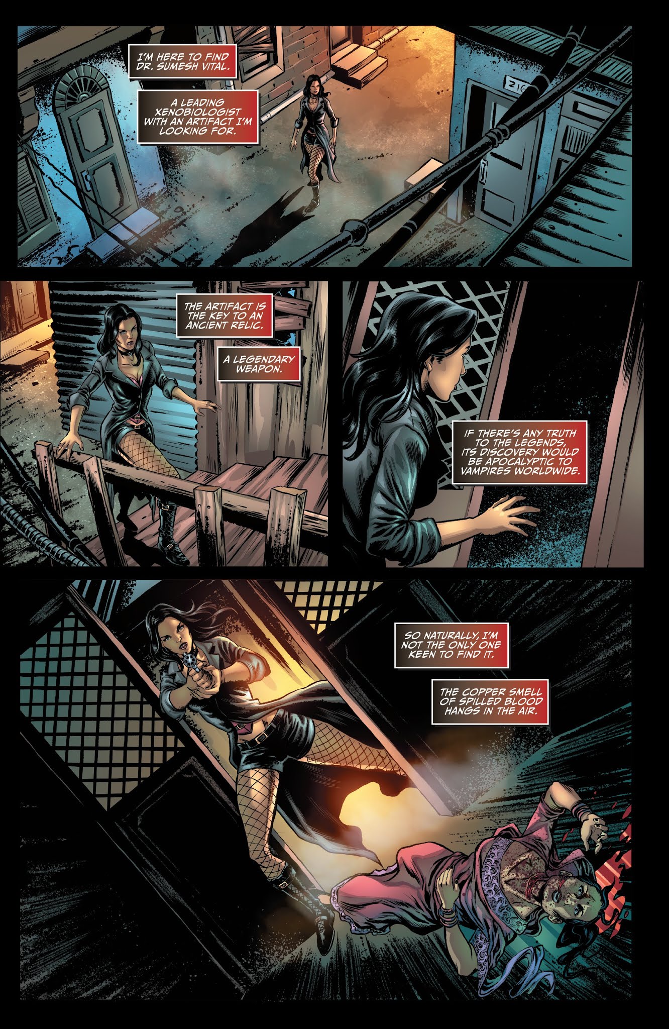 Read online Van Helsing: Sword of Heaven comic -  Issue #1 - 4