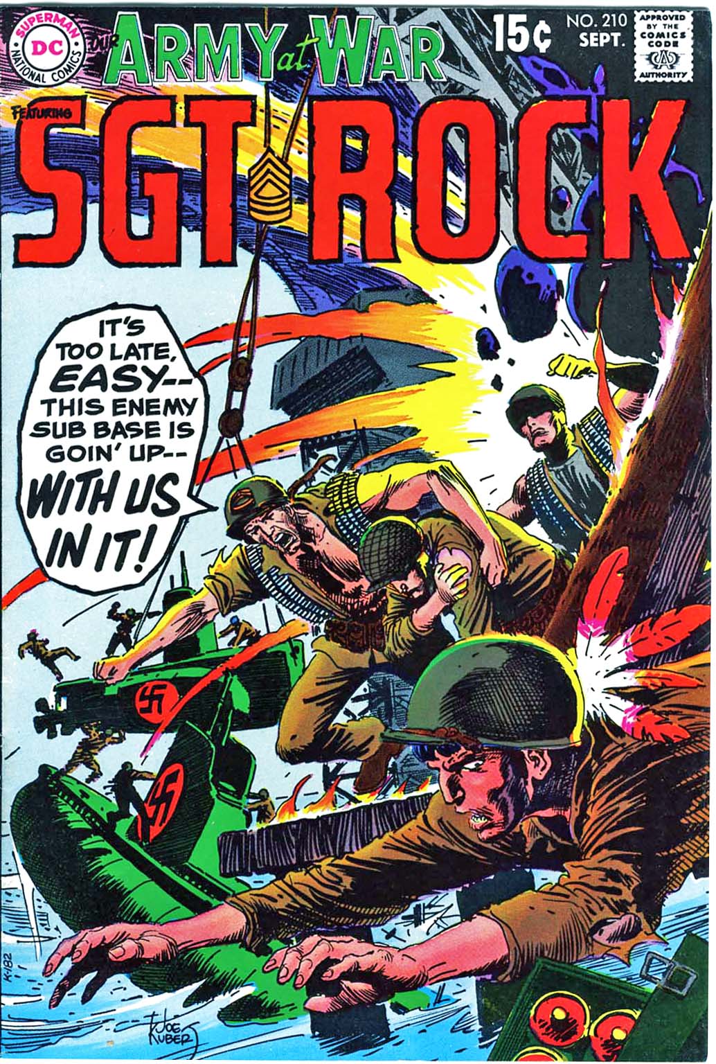 Read online Our Army at War (1952) comic -  Issue #210 - 1