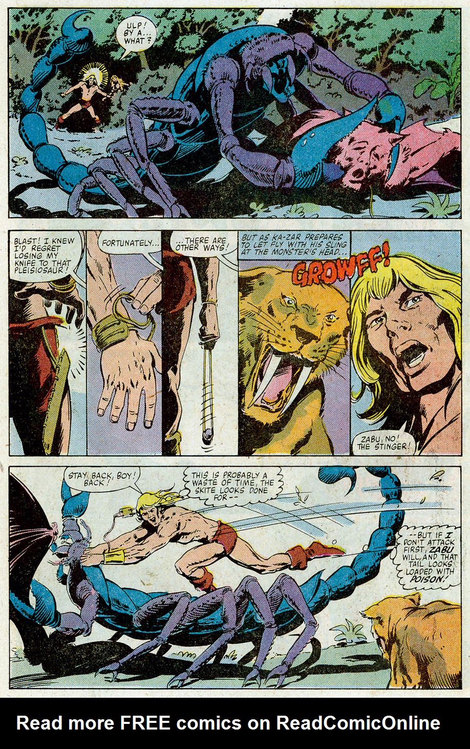 Read online Ka-Zar the Savage comic -  Issue #6 - 8
