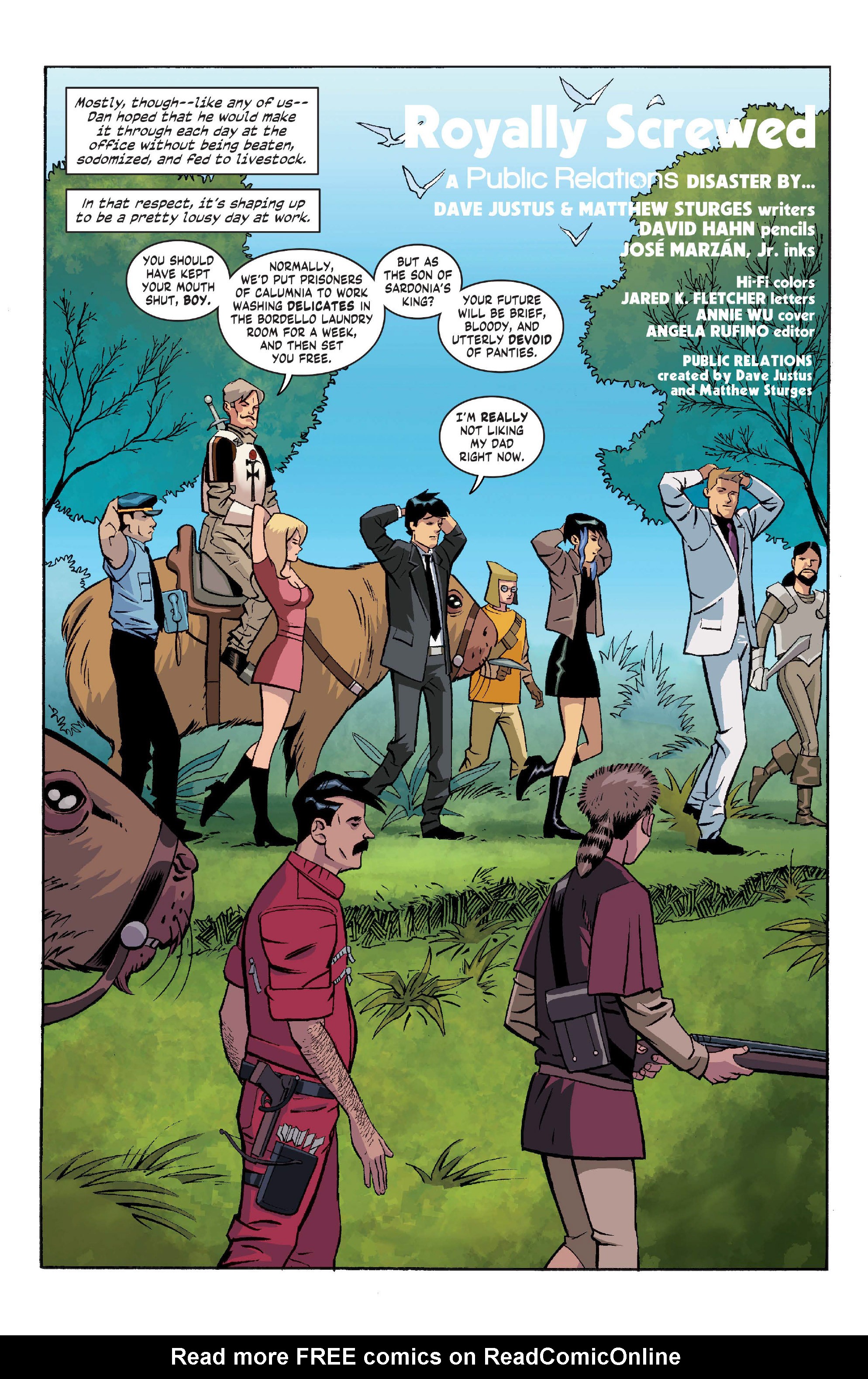 Read online Public Relations comic -  Issue #2 - 4