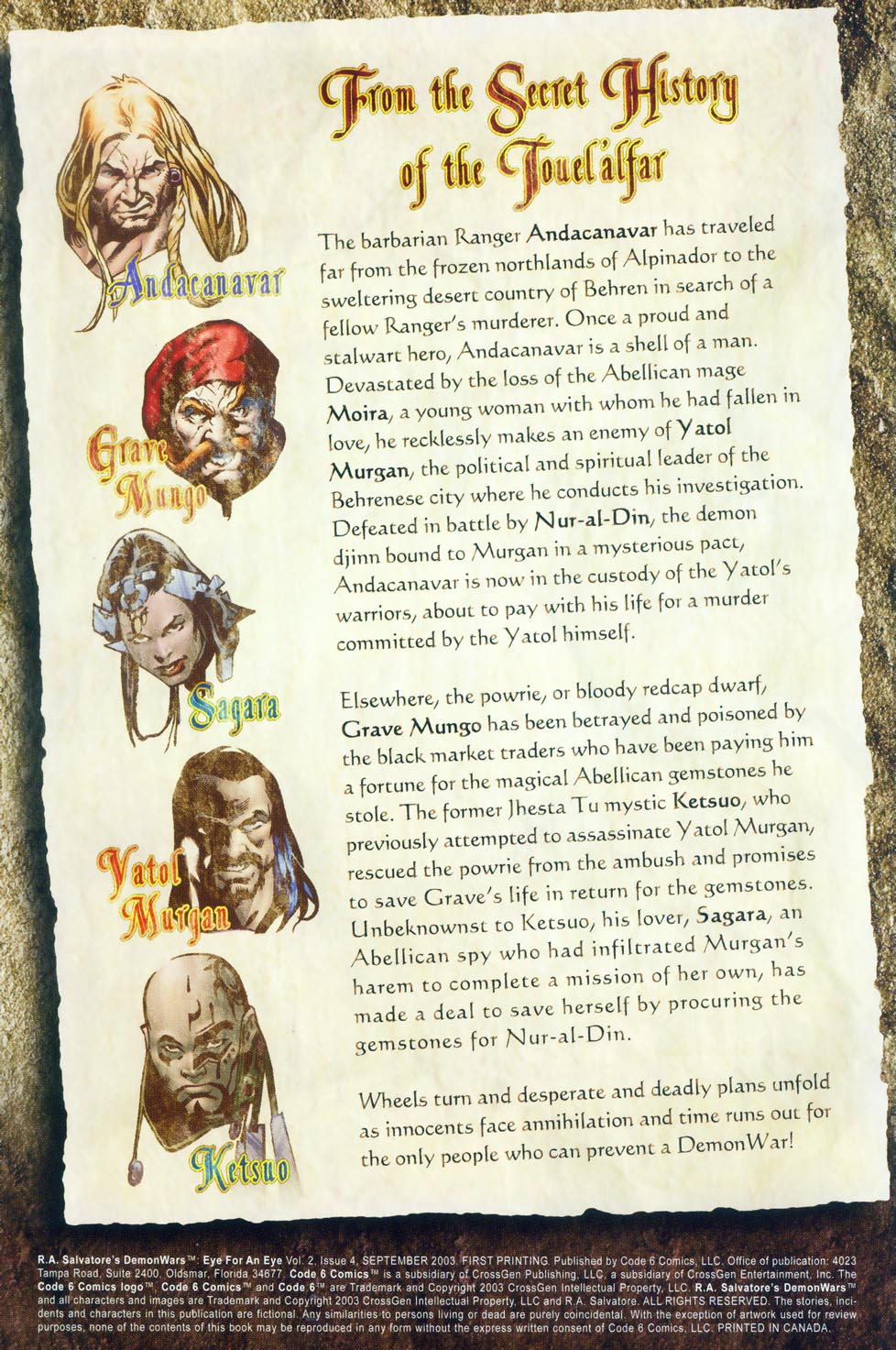 Read online R.A. Salvatore's DemonWars: Eye for an Eye comic -  Issue #4 - 2