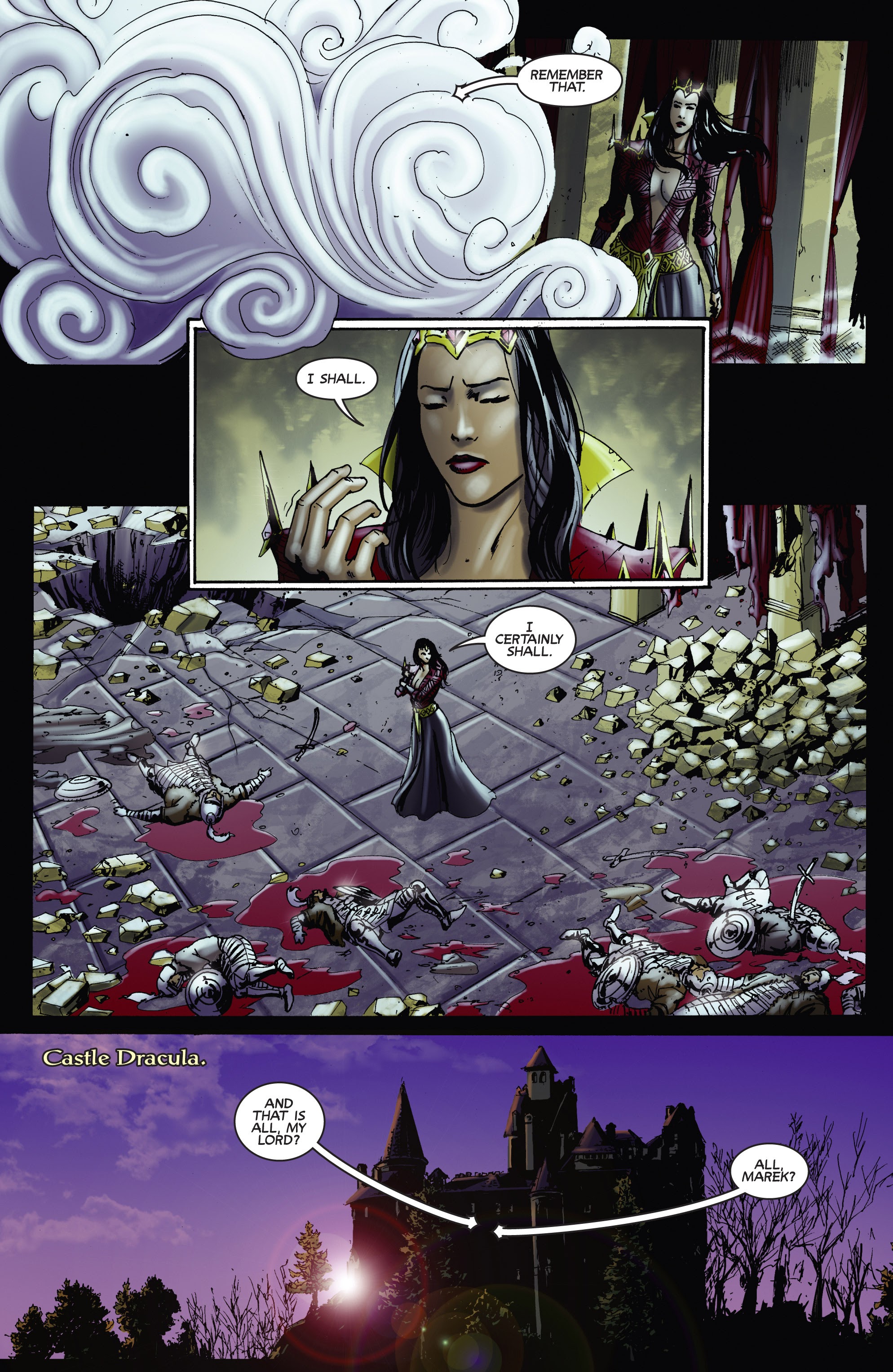 Read online Blood Queen Vs. Dracula comic -  Issue #4 - 24