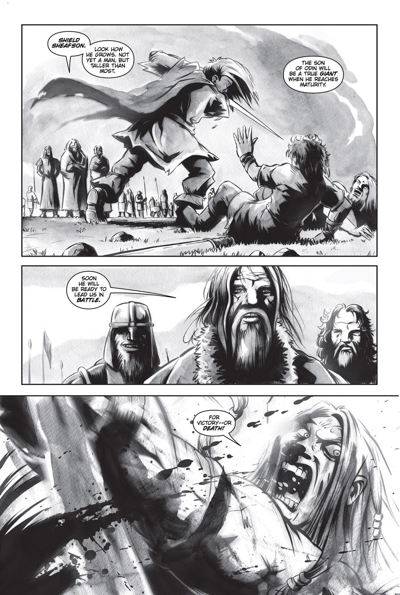 Read online Beowulf: The Graphic Novel comic -  Issue # Full - 10
