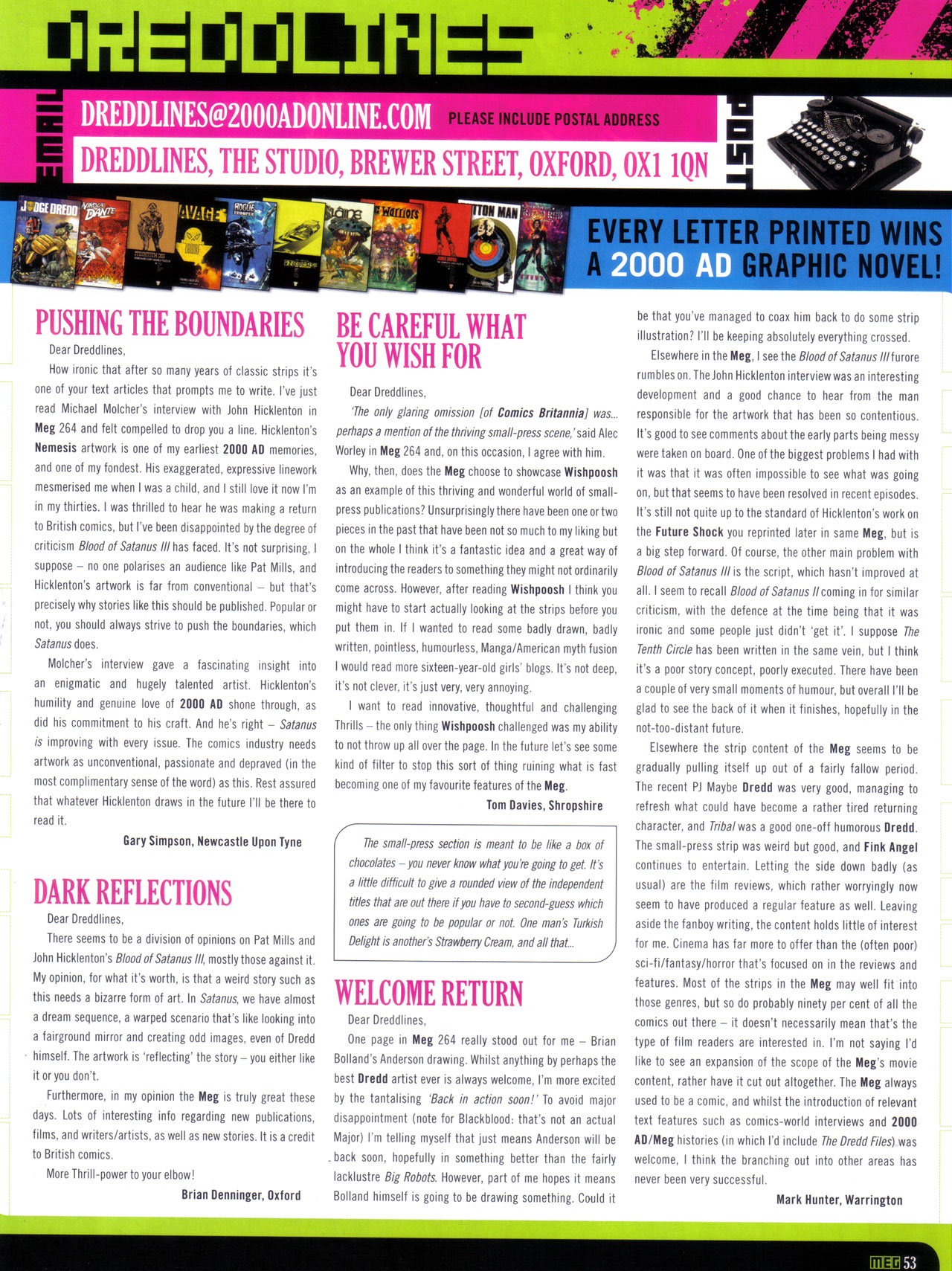 Read online Judge Dredd Megazine (Vol. 5) comic -  Issue #266 - 53