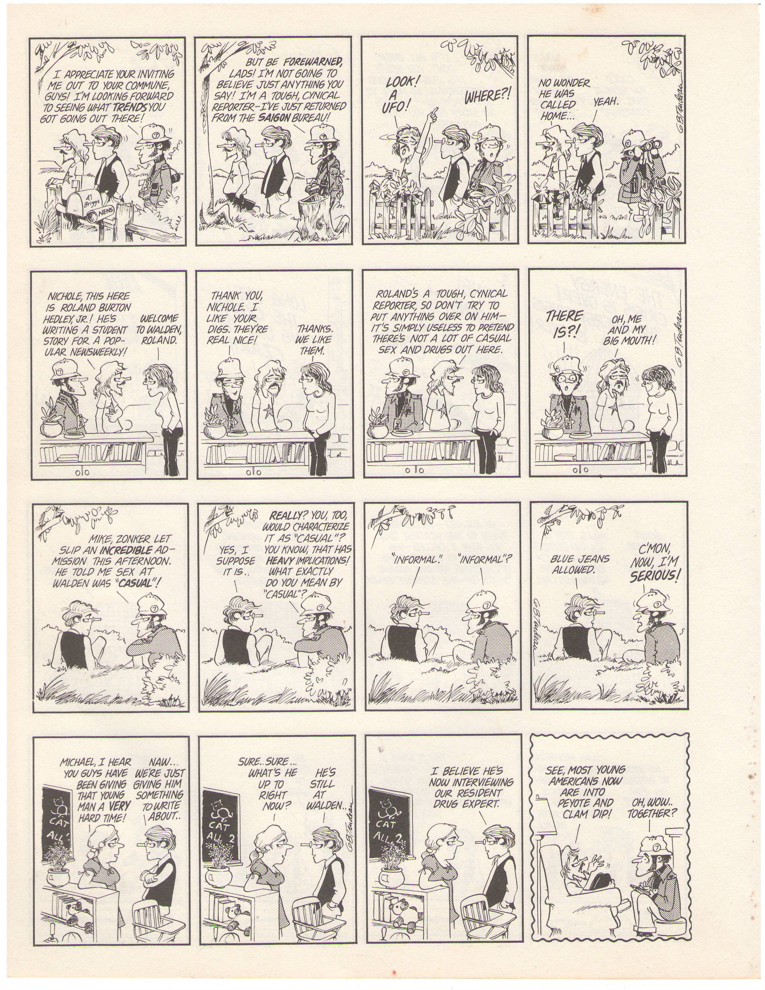 Read online The Doonesbury Chronicles comic -  Issue # TPB (Part 2) - 49