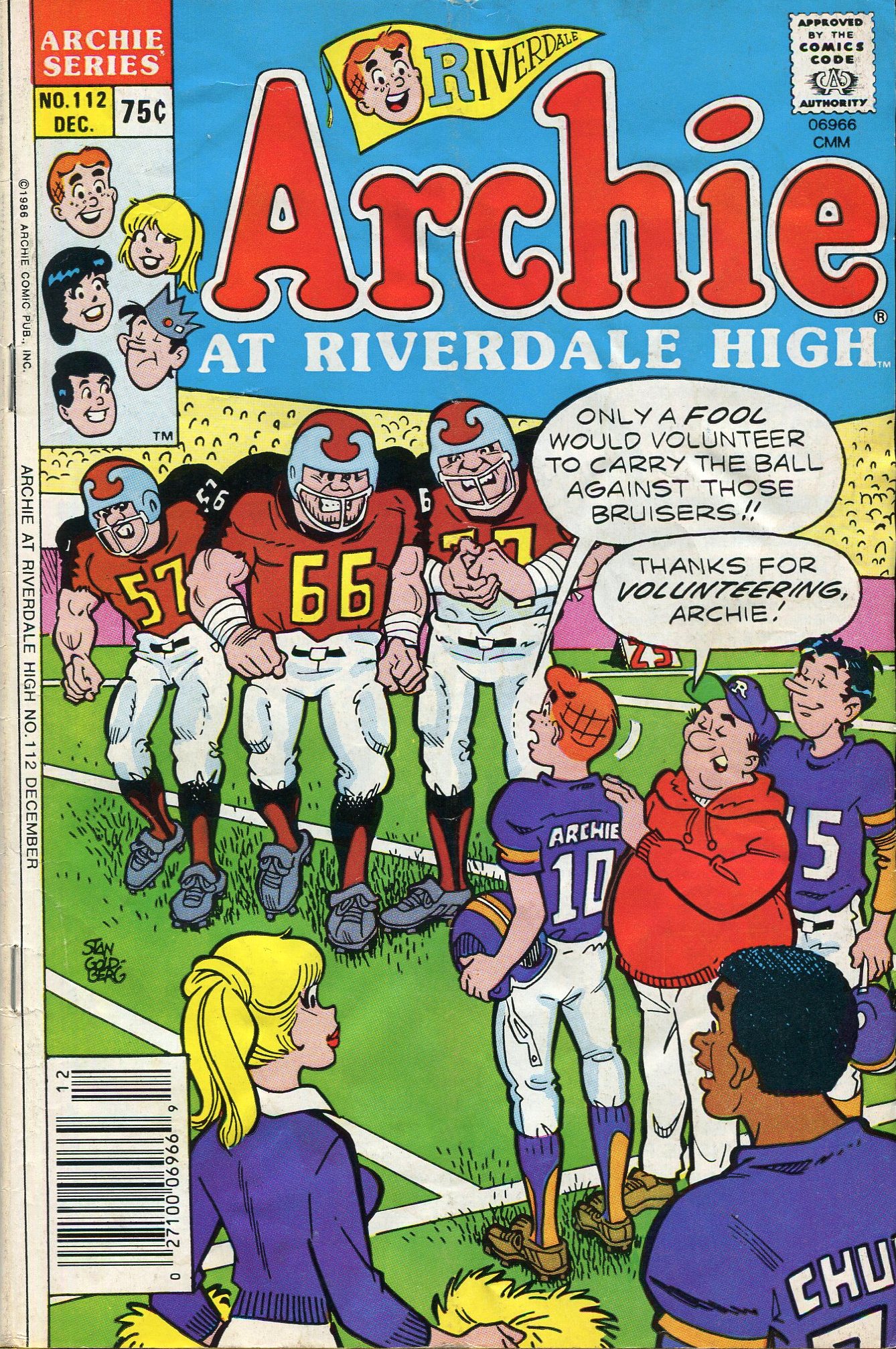 Read online Archie at Riverdale High (1972) comic -  Issue #112 - 1