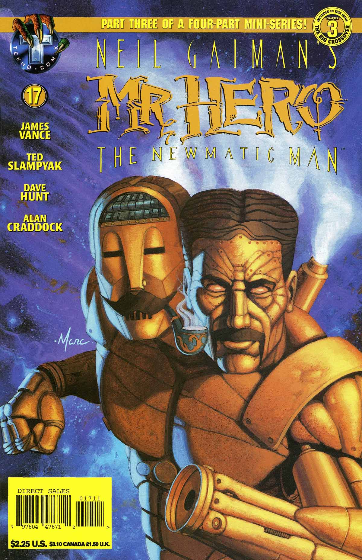 Read online Neil Gaiman's Mr. Hero - The Newmatic Man (1995) comic -  Issue #17 - 1