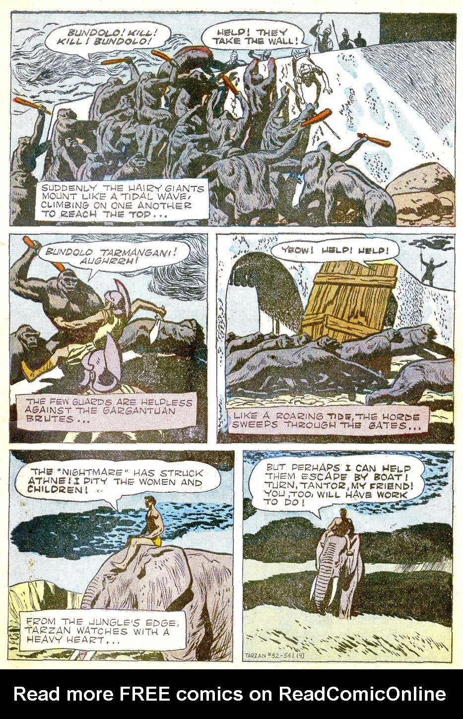 Read online Tarzan (1948) comic -  Issue #52 - 11