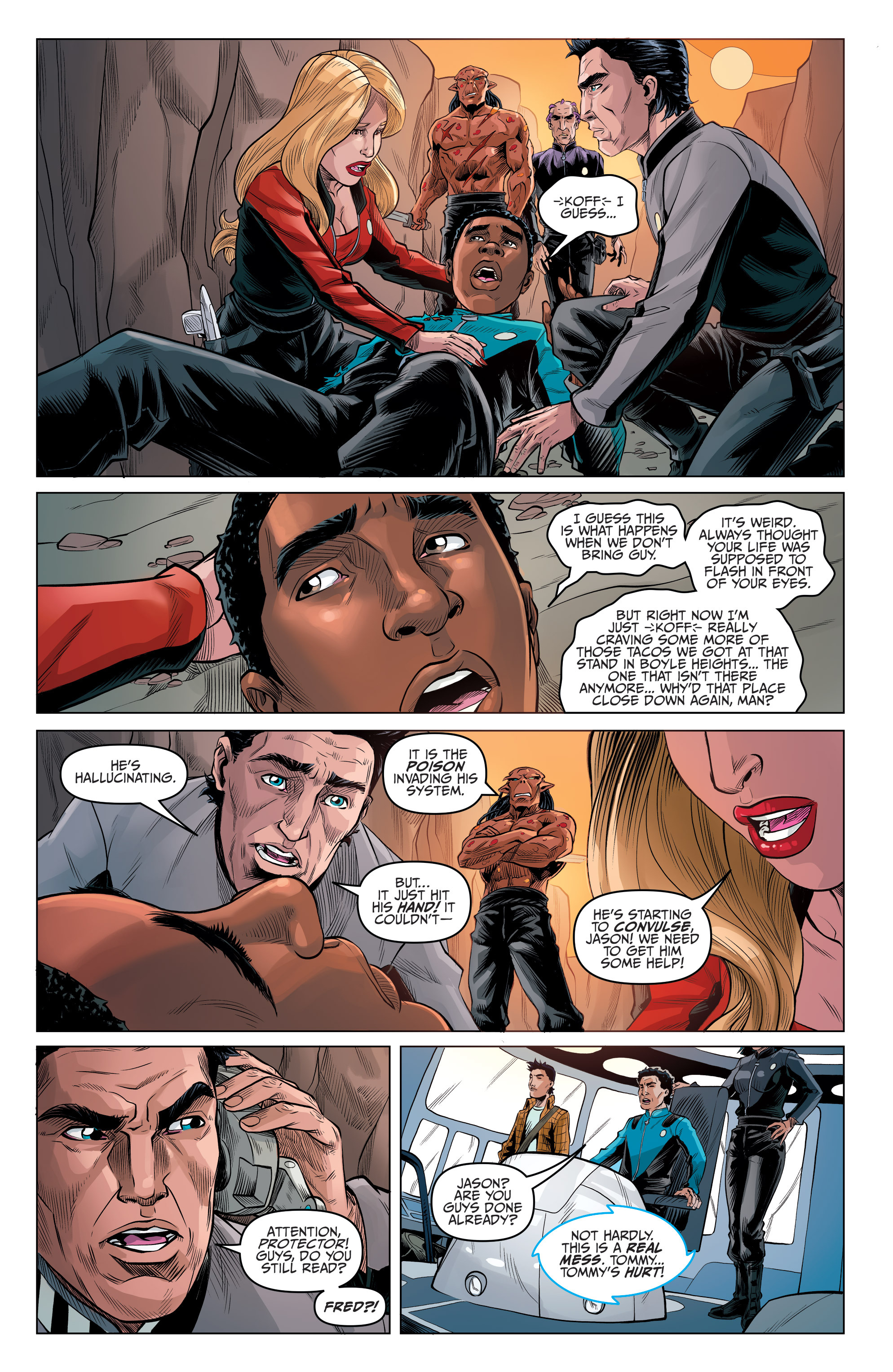Read online Galaxy Quest: The Journey Continues comic -  Issue #3 - 22