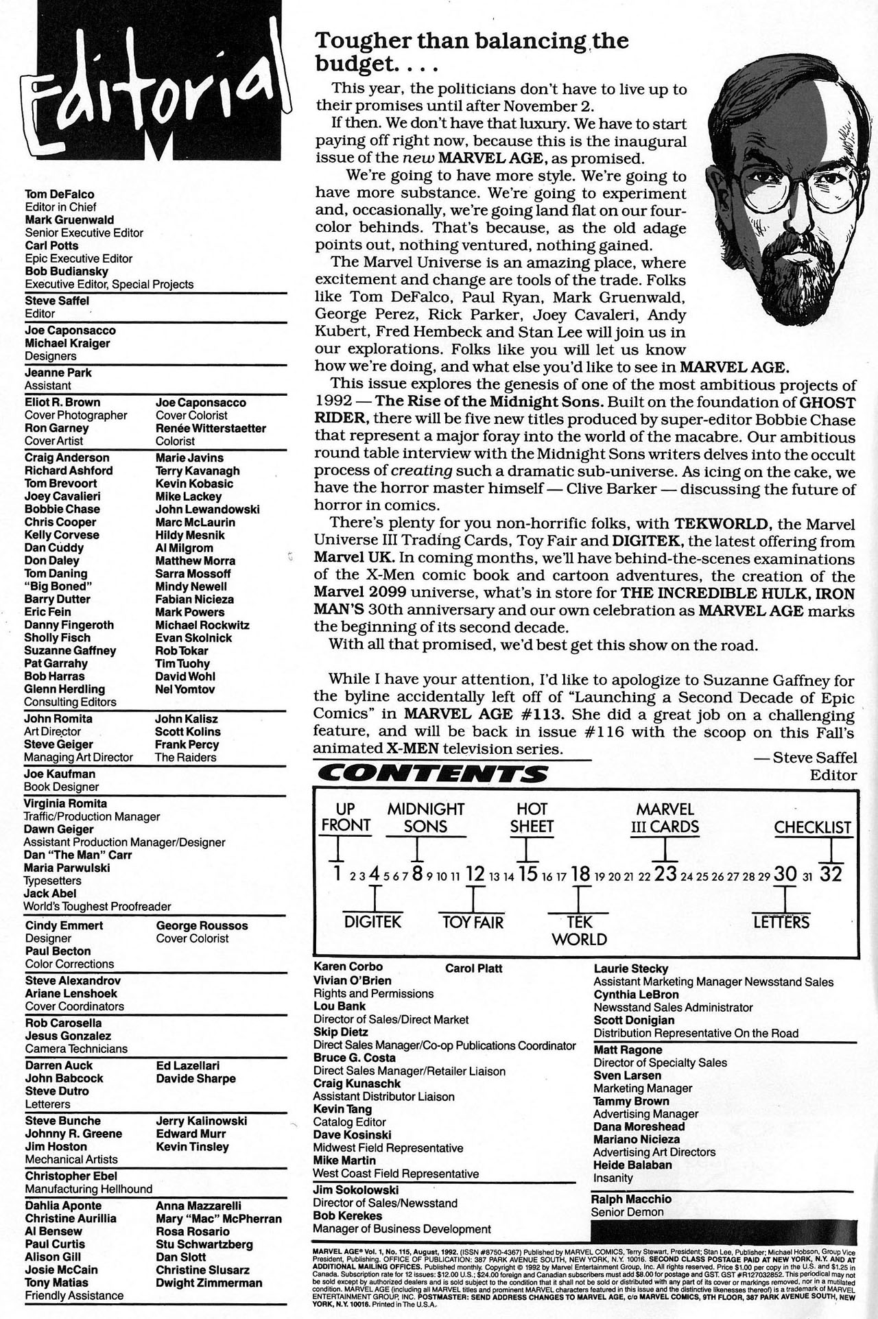 Read online Marvel Age comic -  Issue #115 - 2