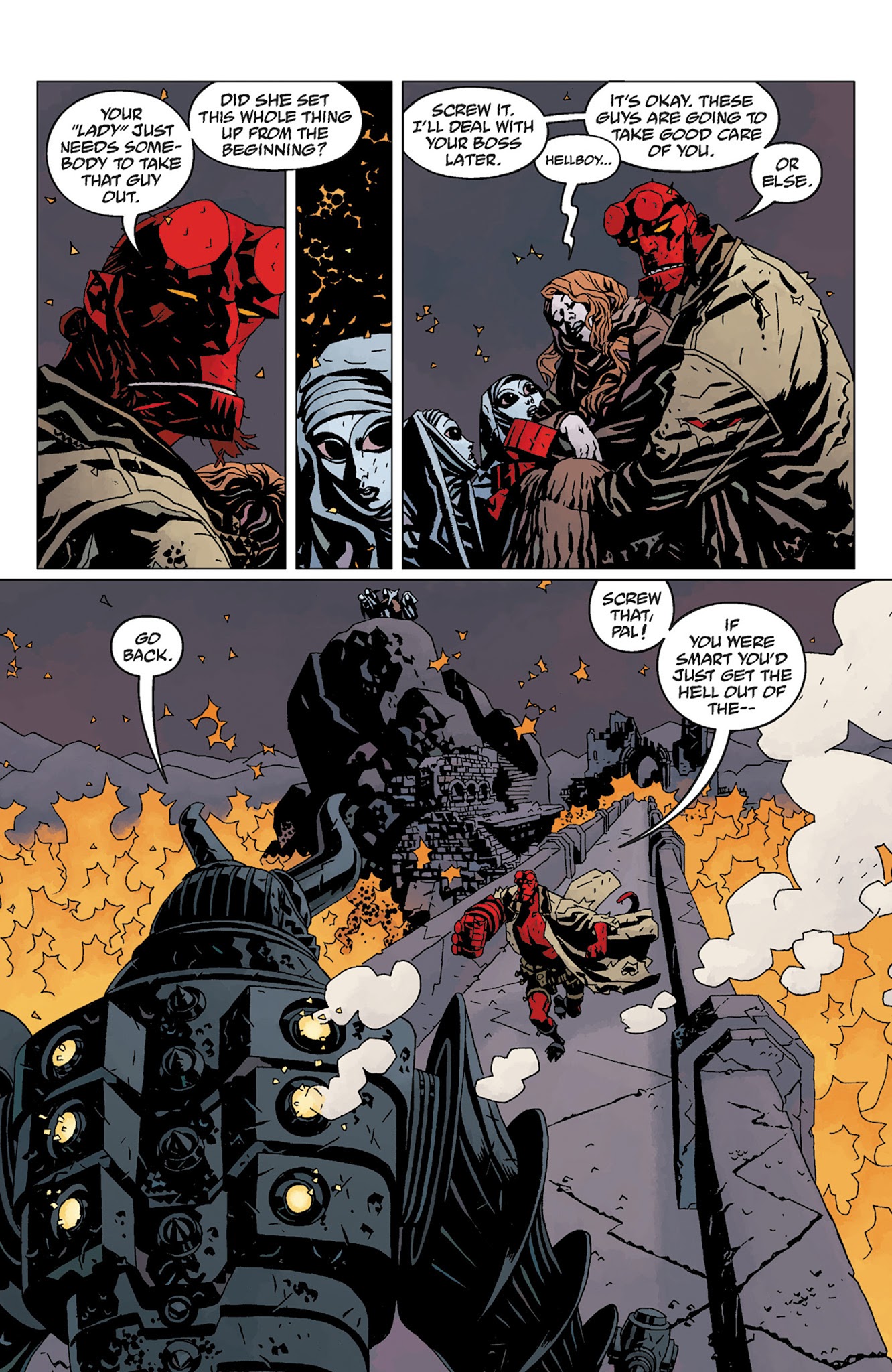 Read online Hellboy: The Wild Hunt comic -  Issue # TPB - 101