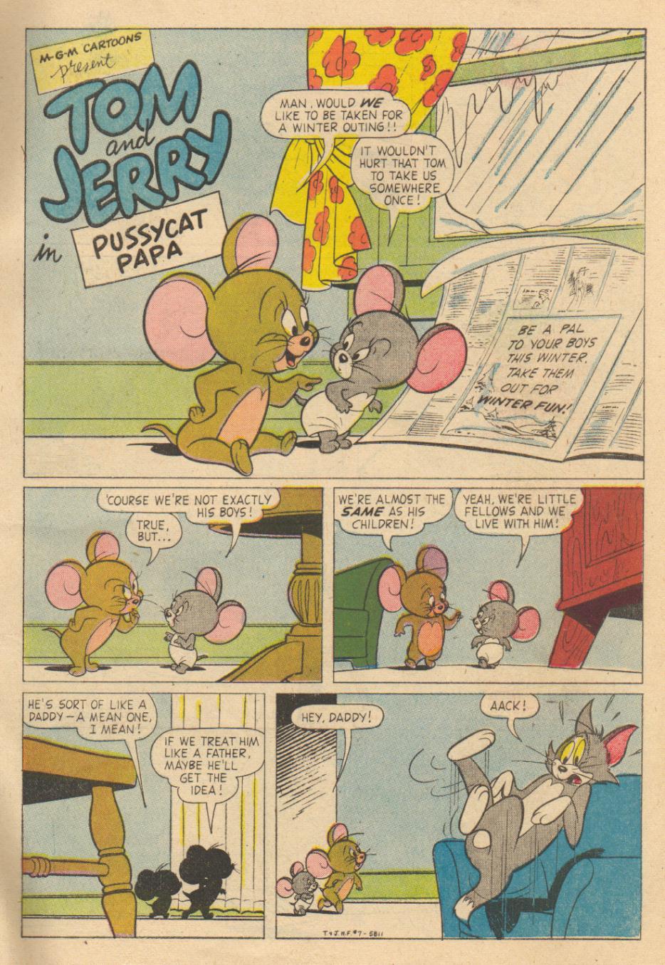 Read online M.G.M.'s Tom and Jerry's Winter Fun comic -  Issue #7 - 3