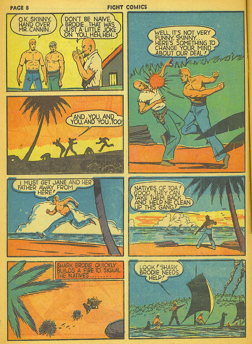 Read online Fight Comics comic -  Issue #2 - 10