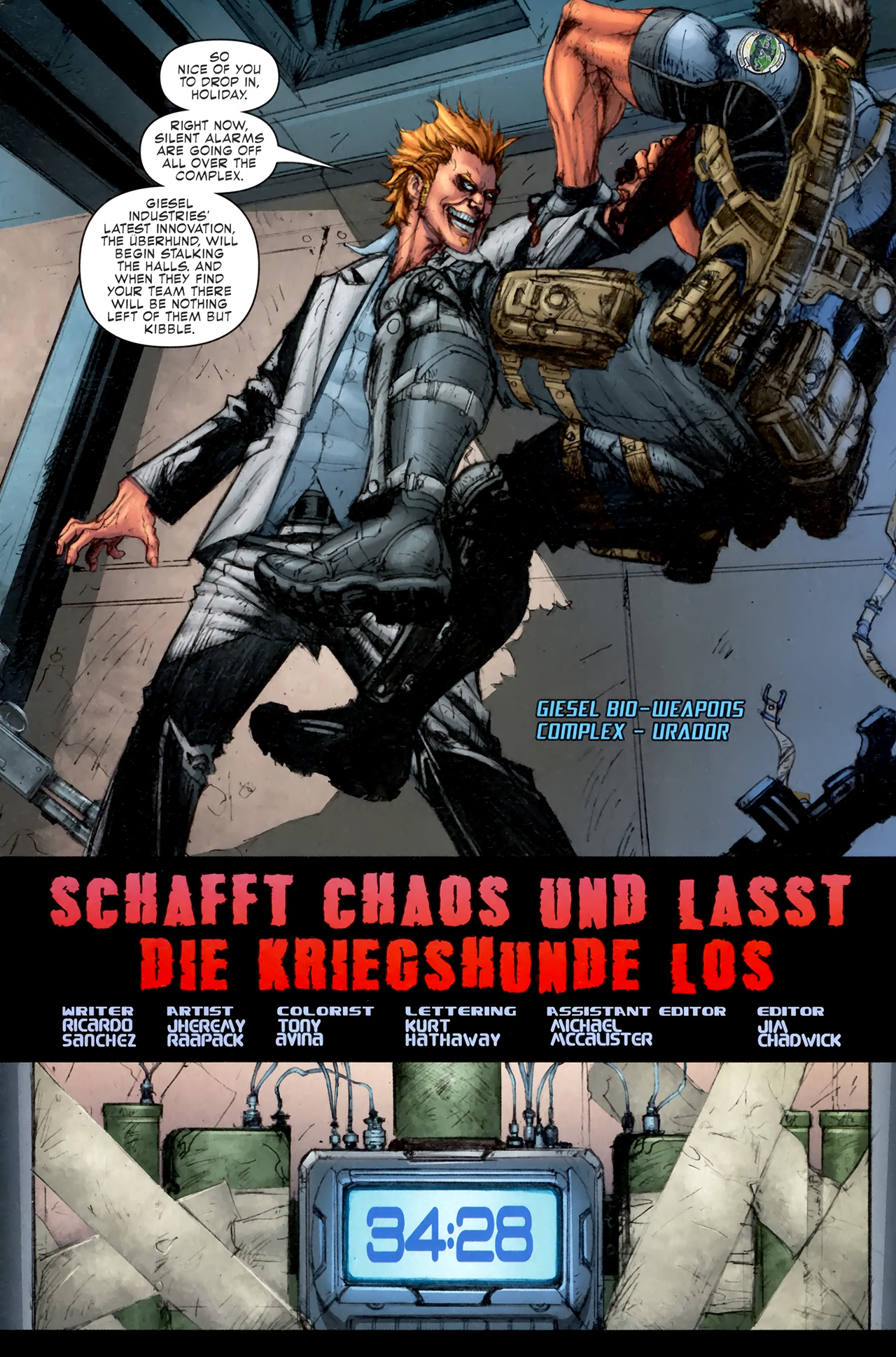 Read online Resident Evil (2009) comic -  Issue #6 - 2