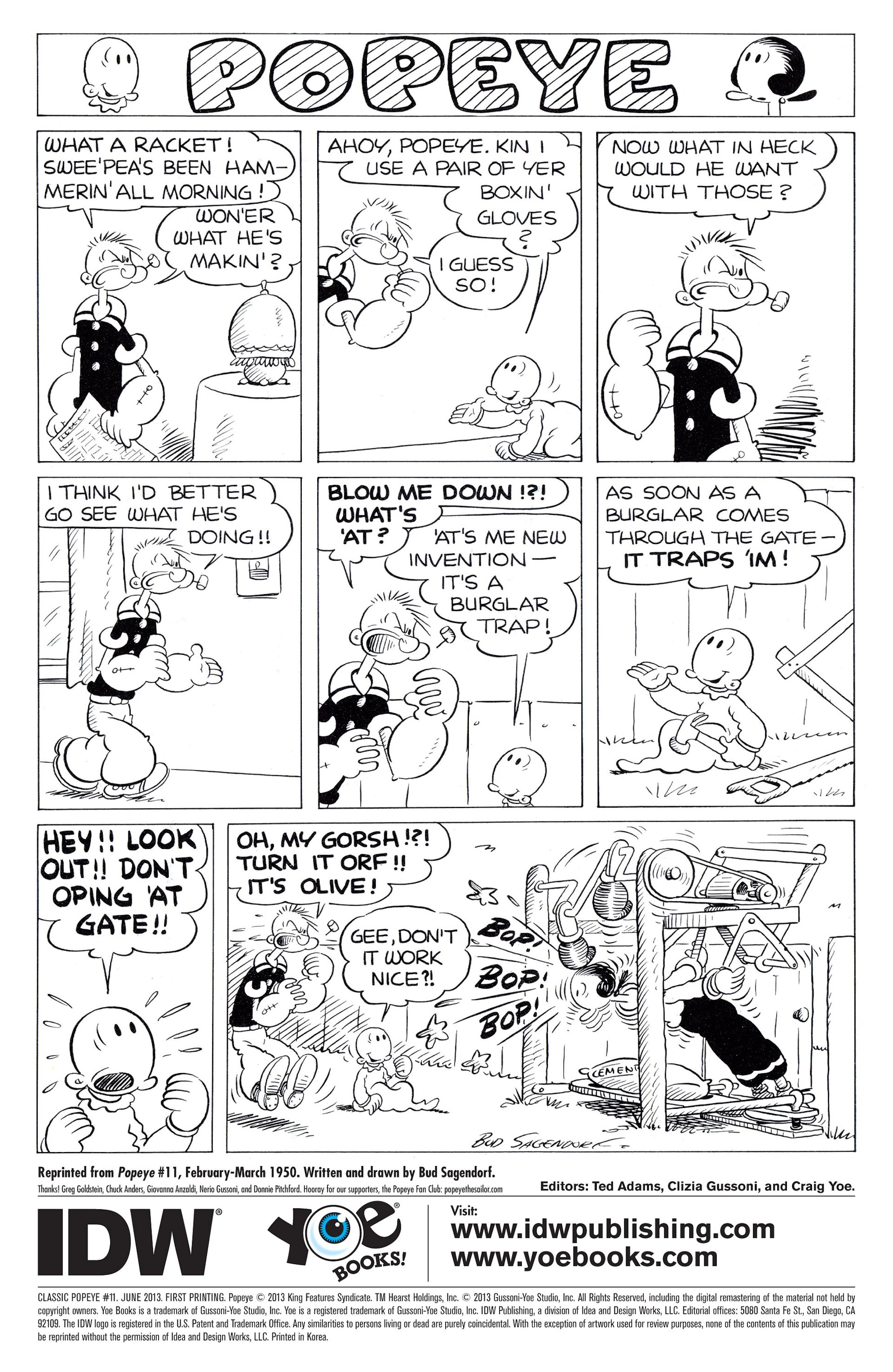Read online Classic Popeye comic -  Issue #11 - 2