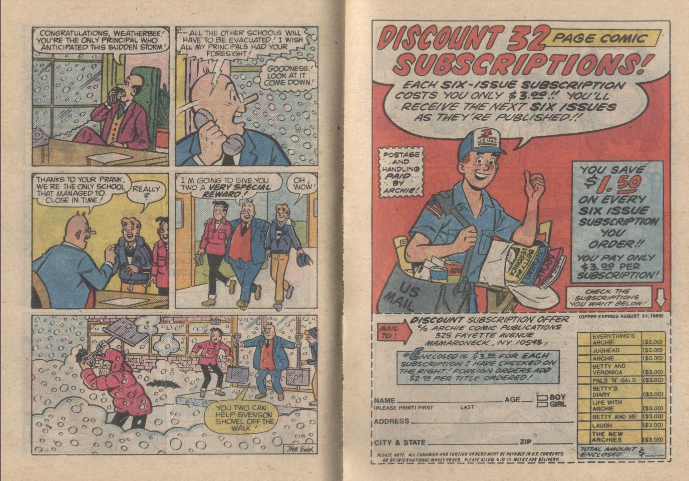 Read online Archie...Archie Andrews, Where Are You? Digest Magazine comic -  Issue #55 - 61