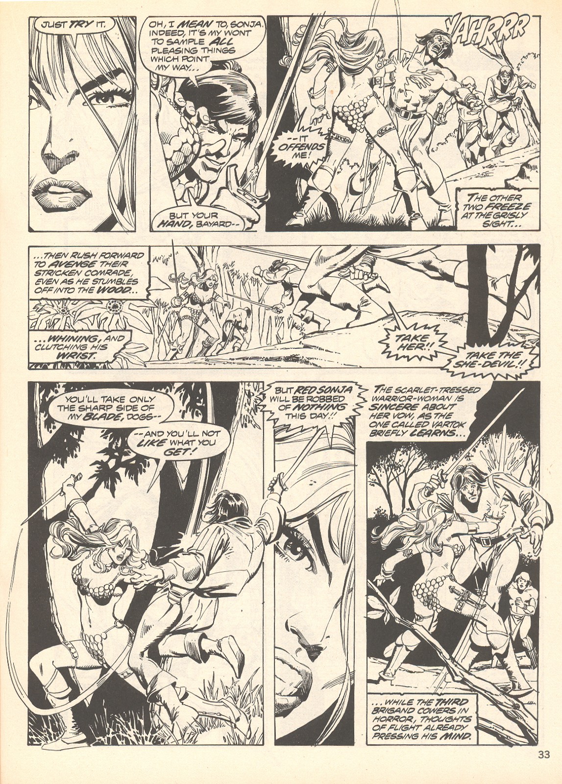Read online The Savage Sword Of Conan comic -  Issue #78 - 33