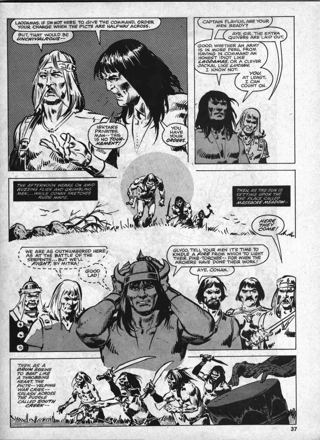 Read online The Savage Sword Of Conan comic -  Issue #46 - 36
