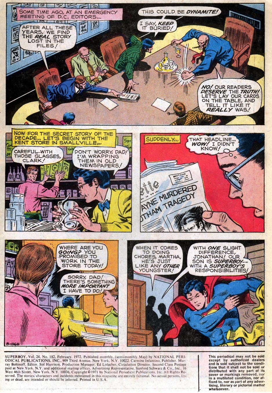 Superboy (1949) 182 Page 1