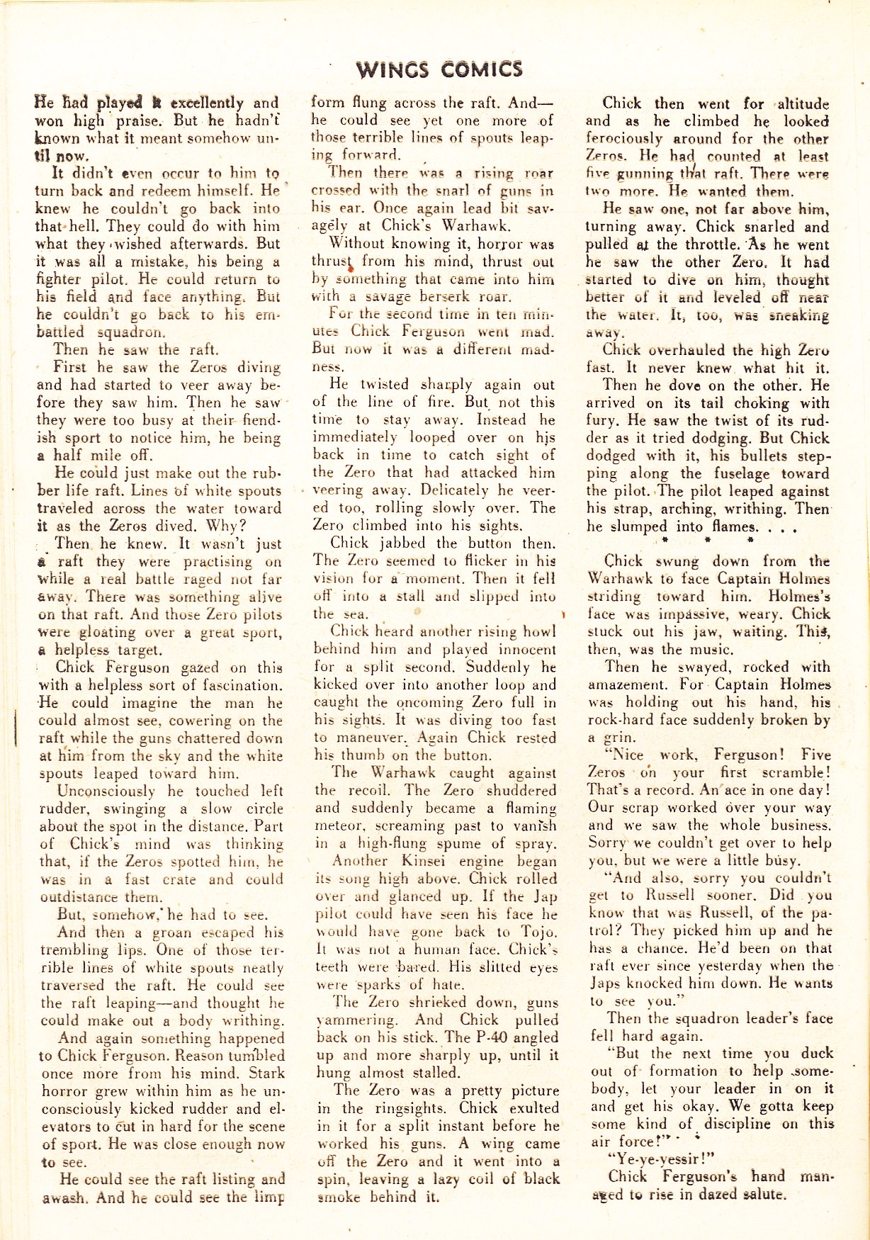 Read online Wings Comics comic -  Issue #41 - 50