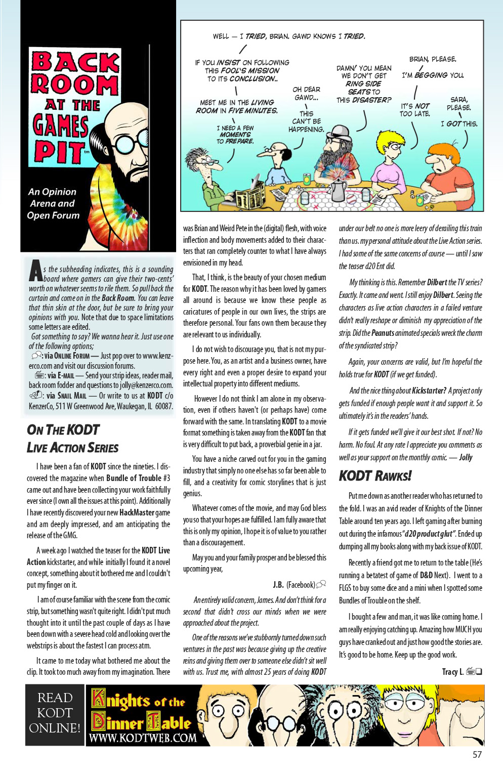 Read online Knights of the Dinner Table comic -  Issue #206 - 59