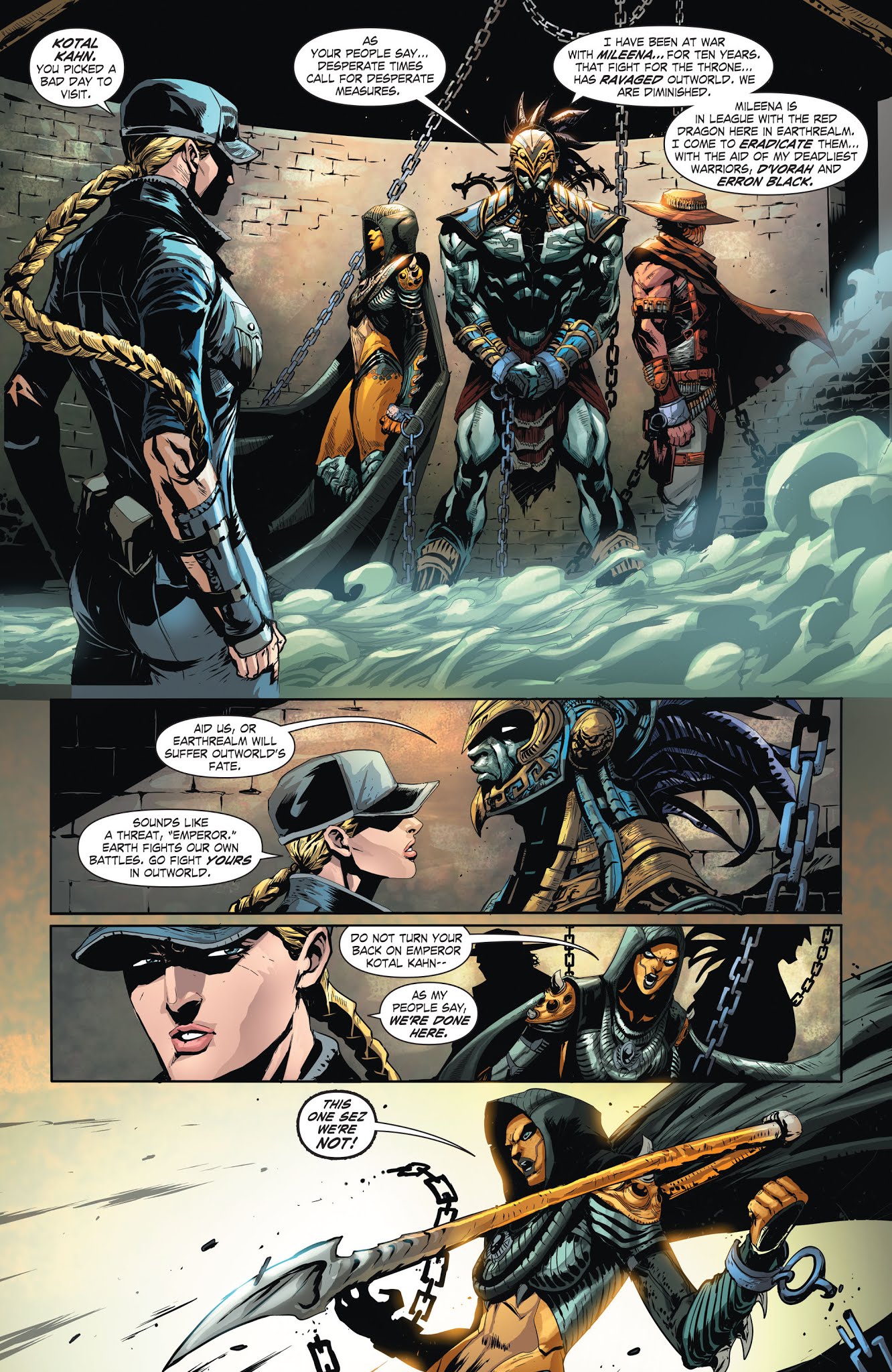 Read online Mortal Kombat X [I] comic -  Issue # _TPB 1 - 42
