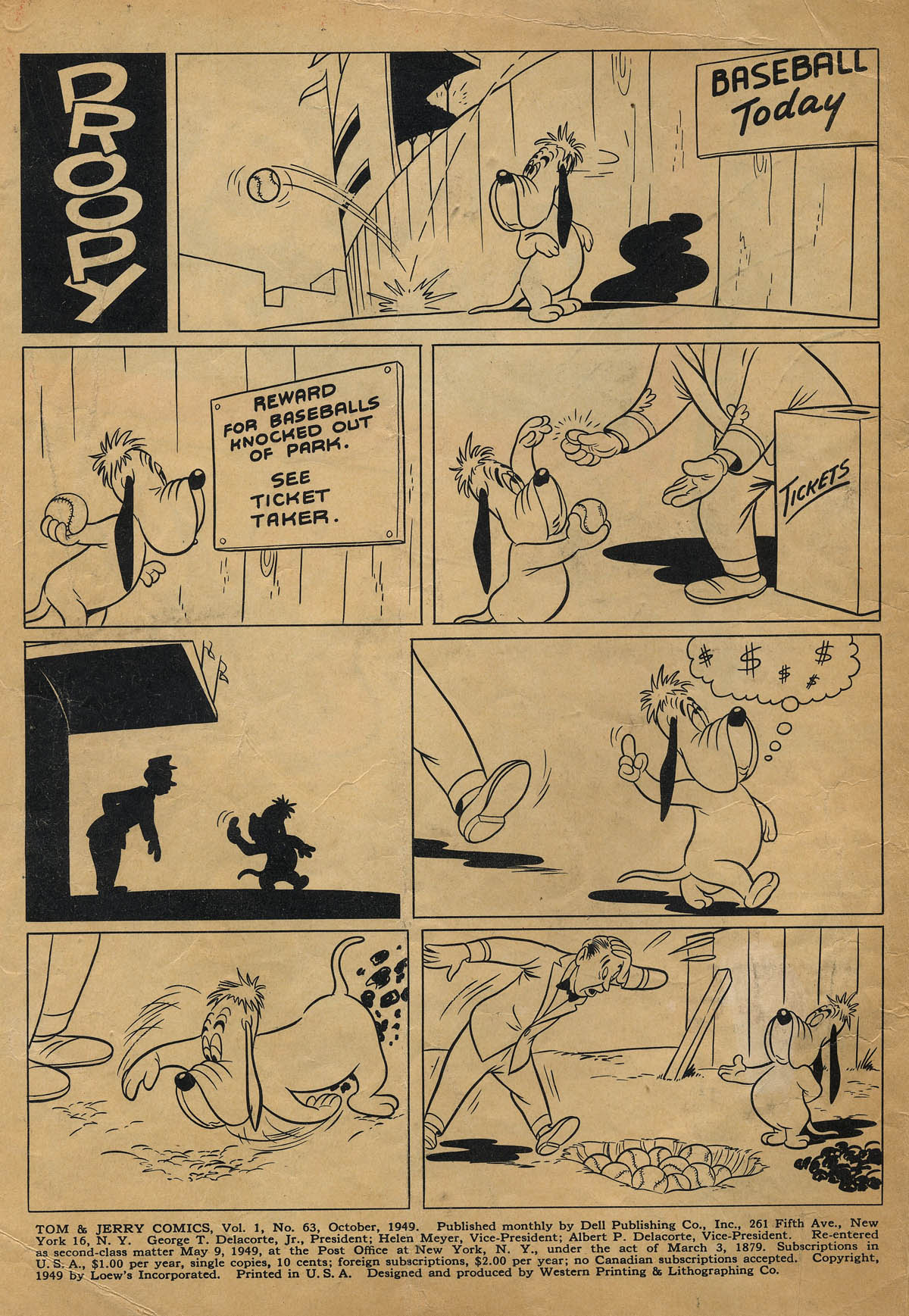 Read online Tom & Jerry Comics comic -  Issue #63 - 3