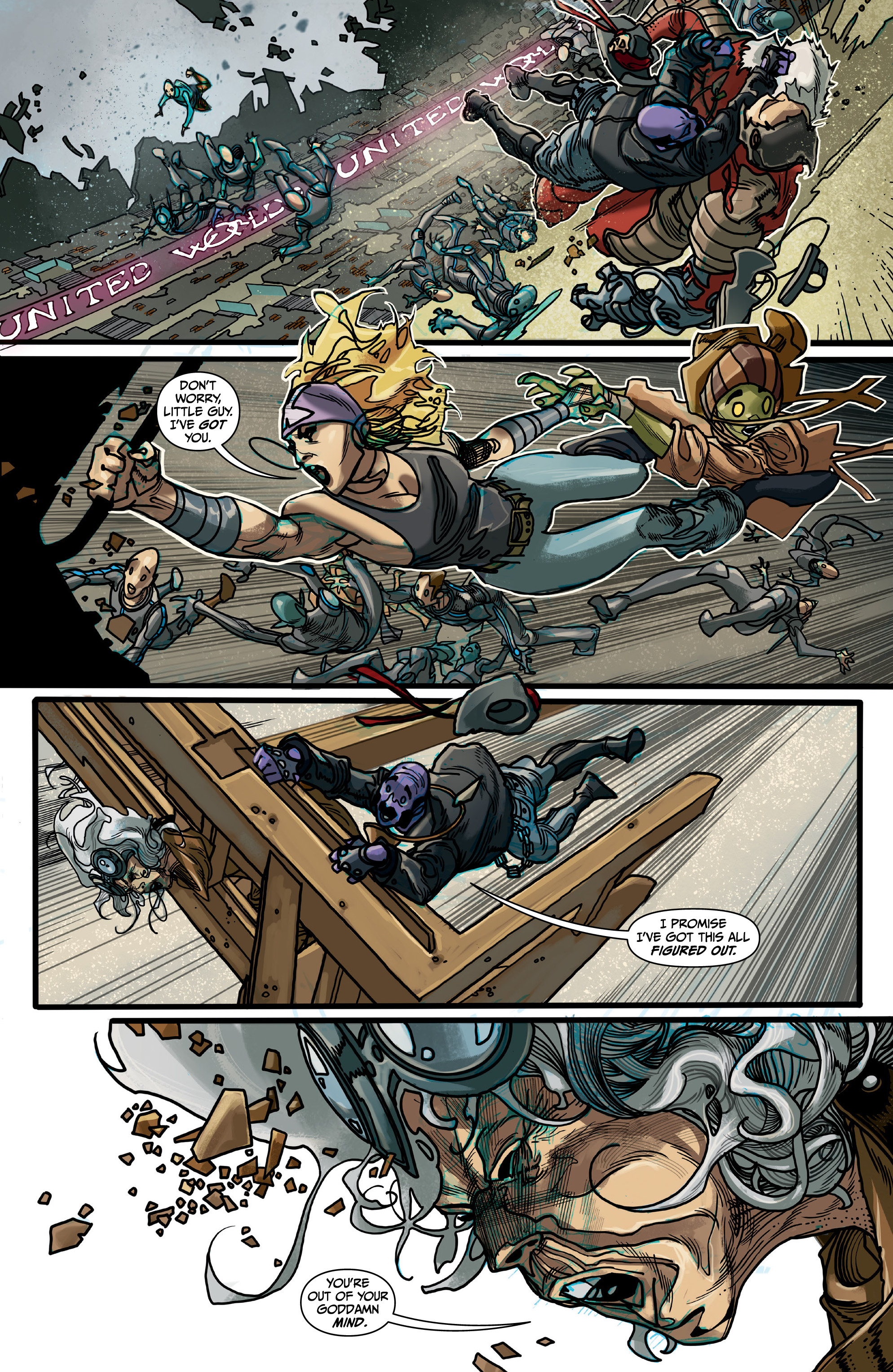 Read online Sharkey the Bounty Hunter comic -  Issue #6 - 6
