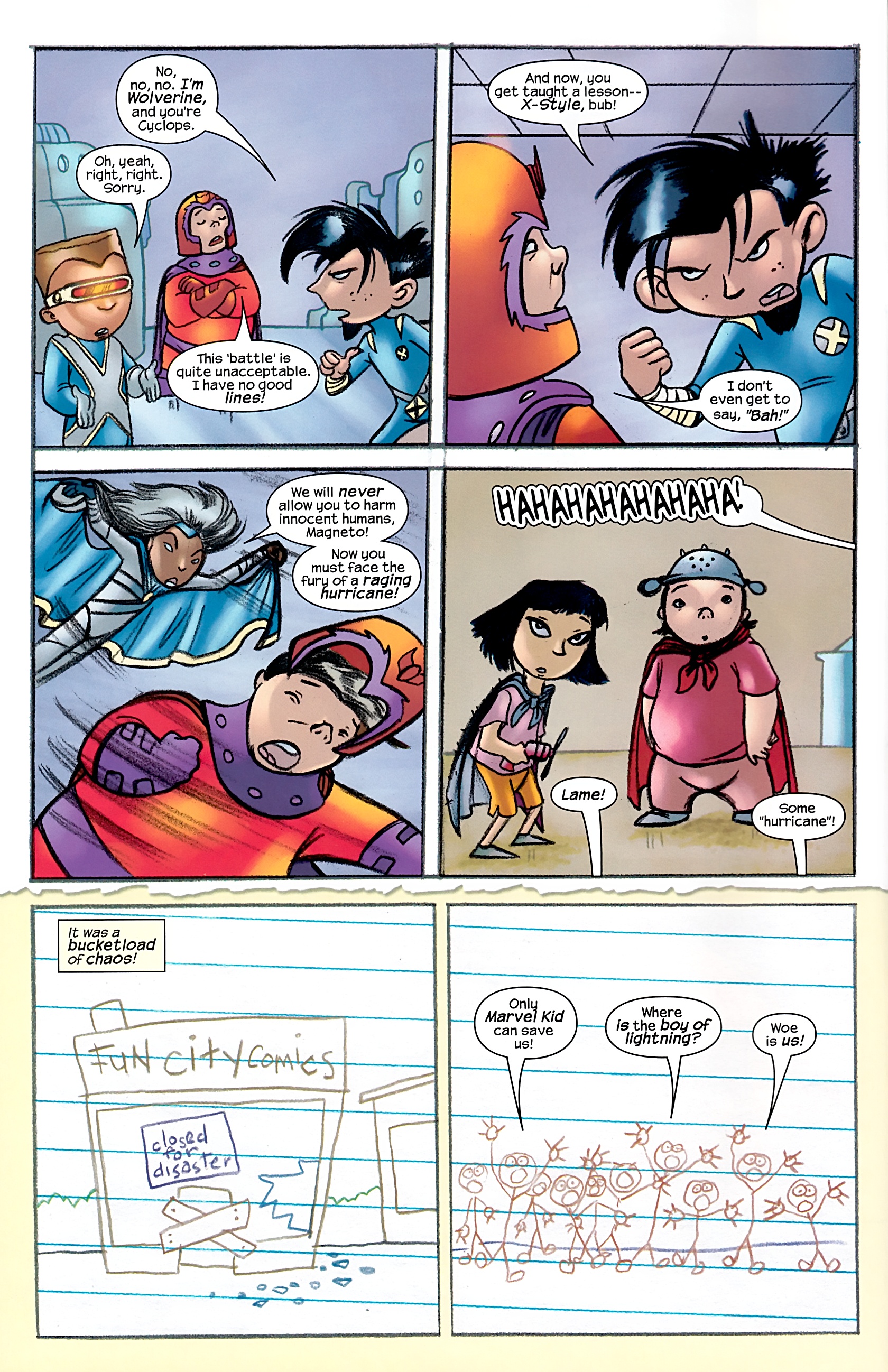 Read online Marvelous Adventures of Gus Beezer comic -  Issue # X-Men - 5