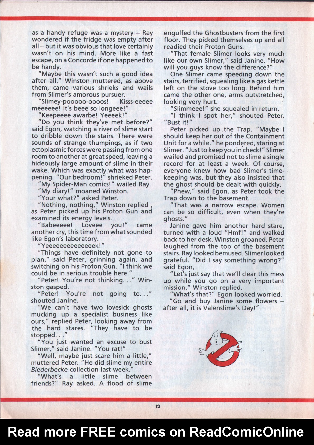 Read online The Real Ghostbusters comic -  Issue #36 - 12