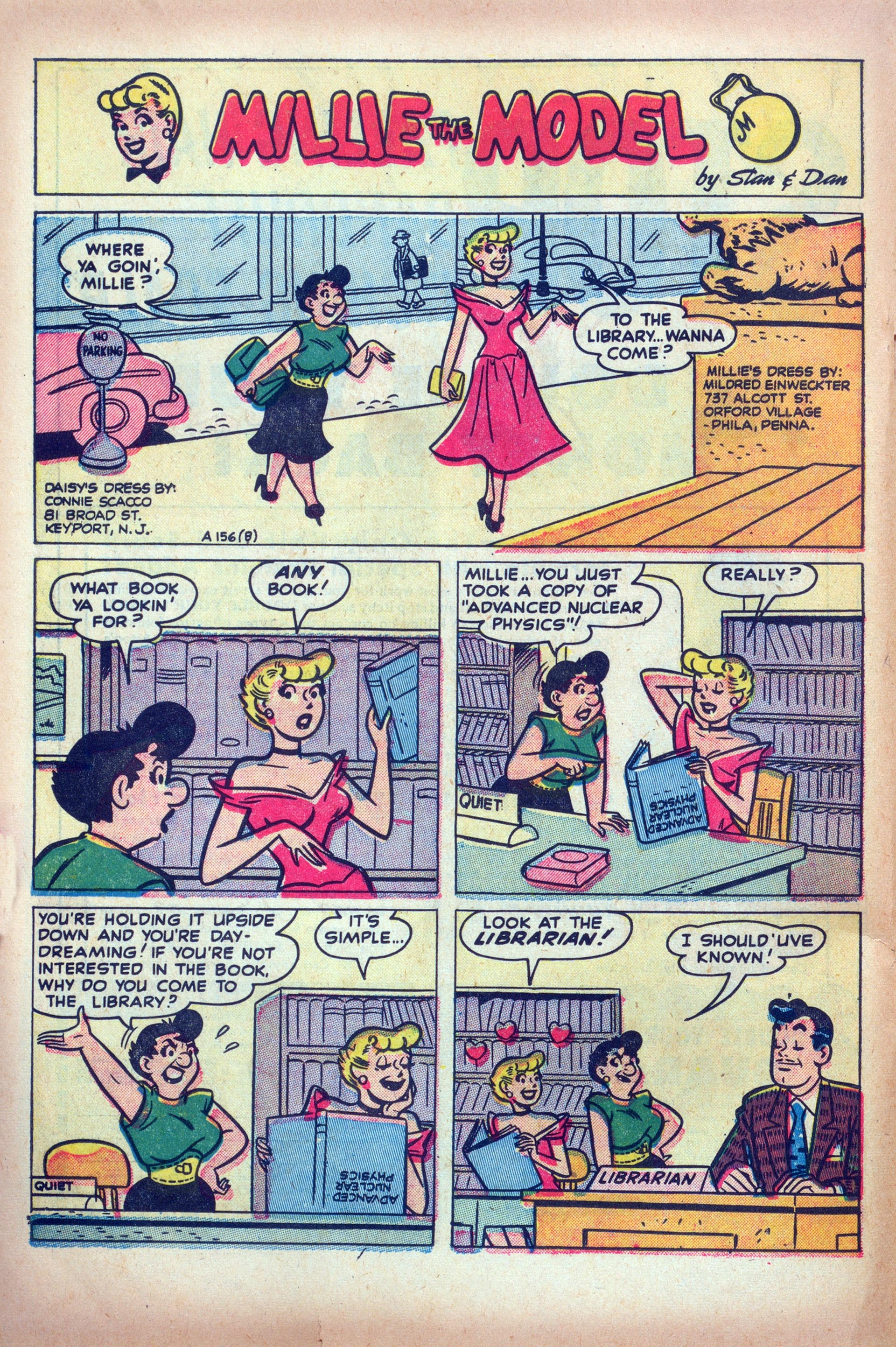 Read online Millie the Model comic -  Issue #36 - 22