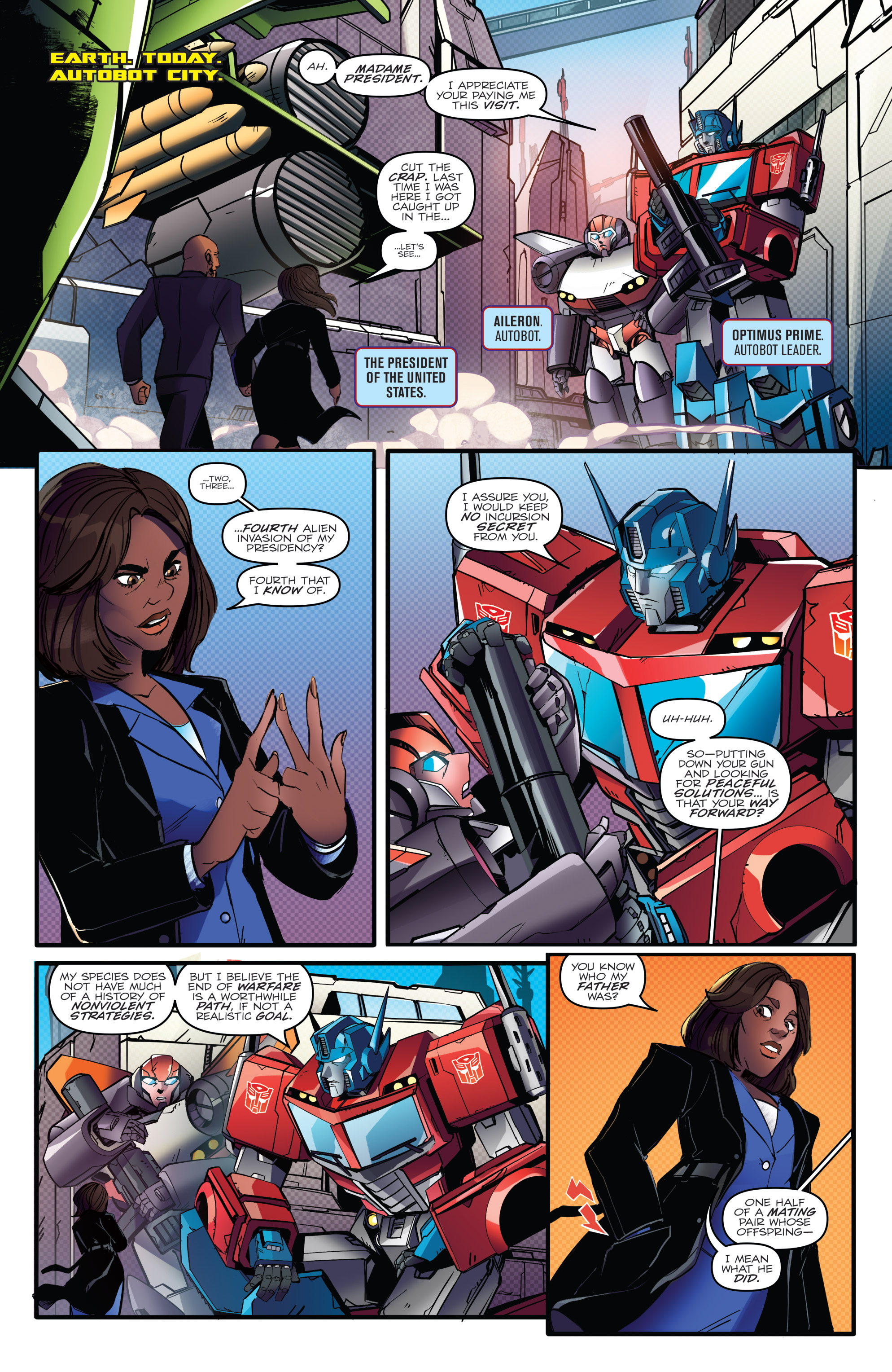 Read online Optimus Prime comic -  Issue #7 - 7